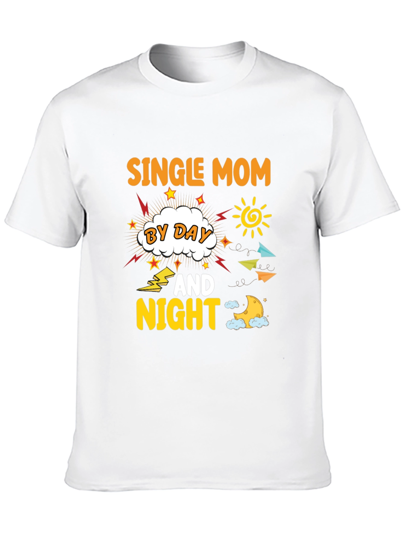 Black Single Mom By Day And Night T-Shirt view 10