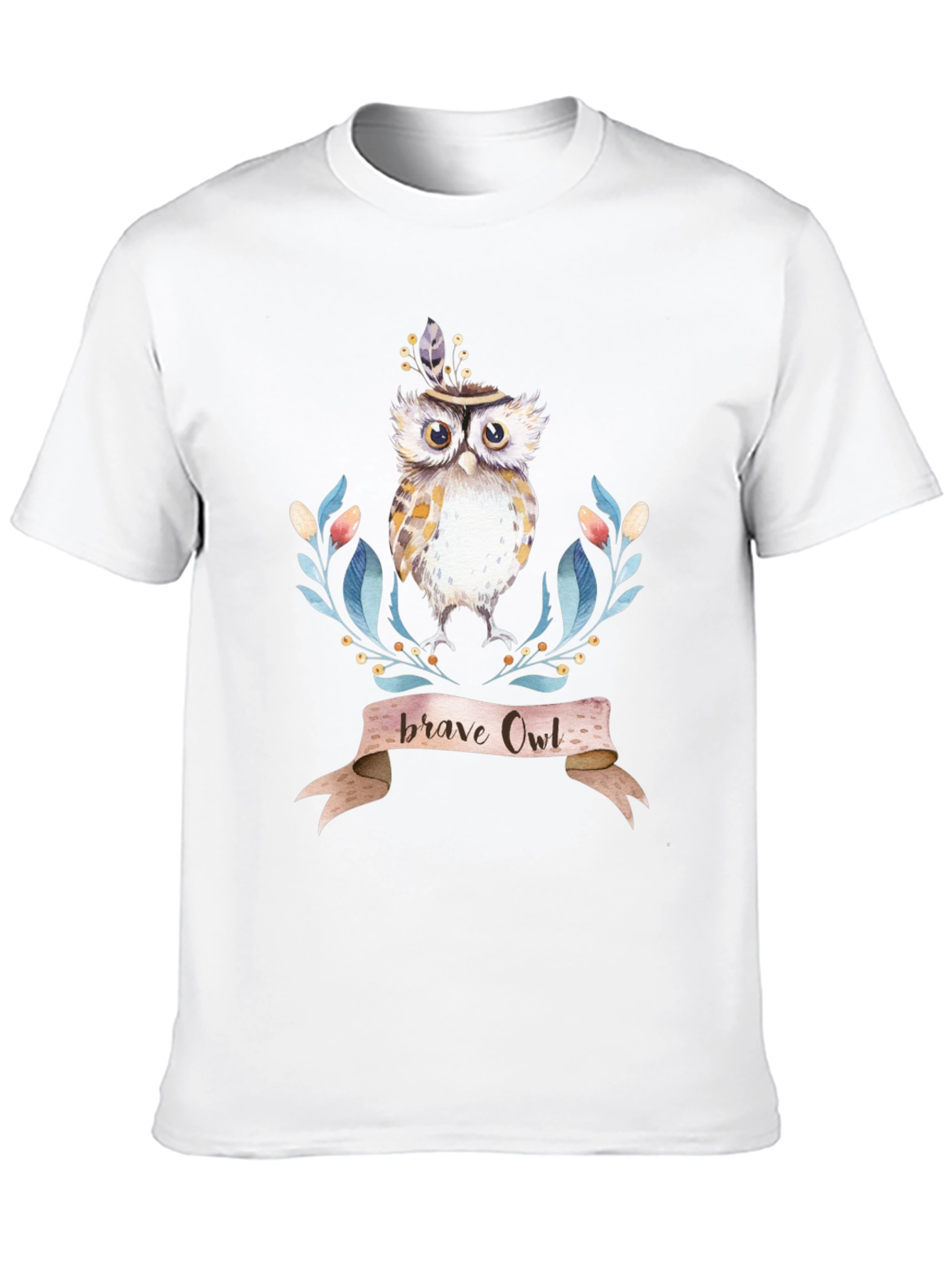 Black Brave Owl T-Shirt - Bohemian Style view 10