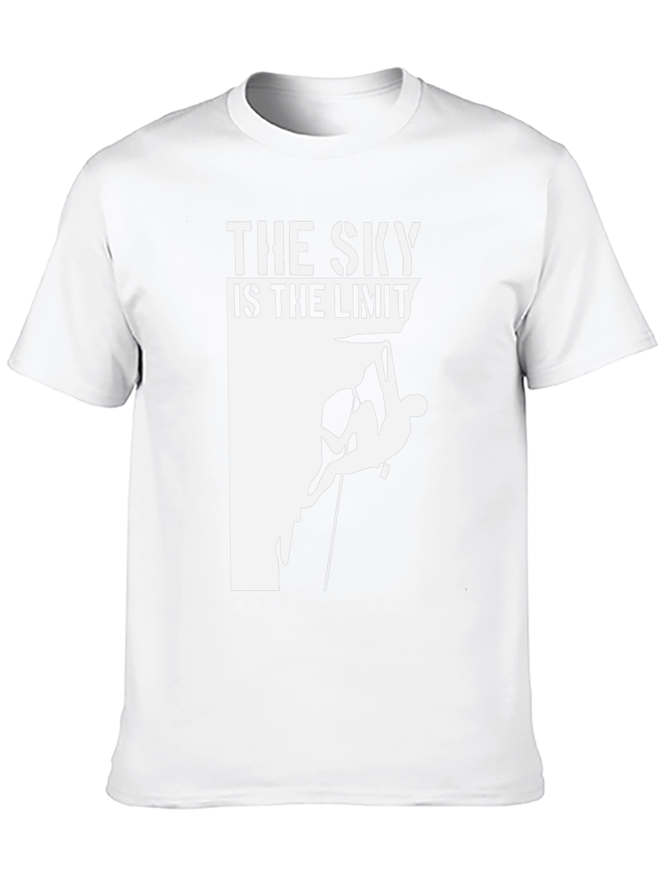 Black The Sky Is The Limit Climbing T-Shirt view 10