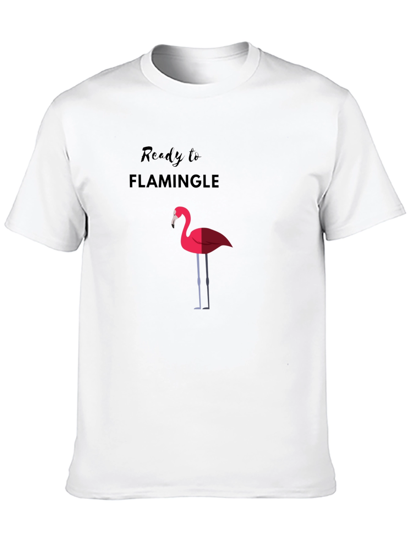 Black Ready to Flamingle Graphic Tee view 10