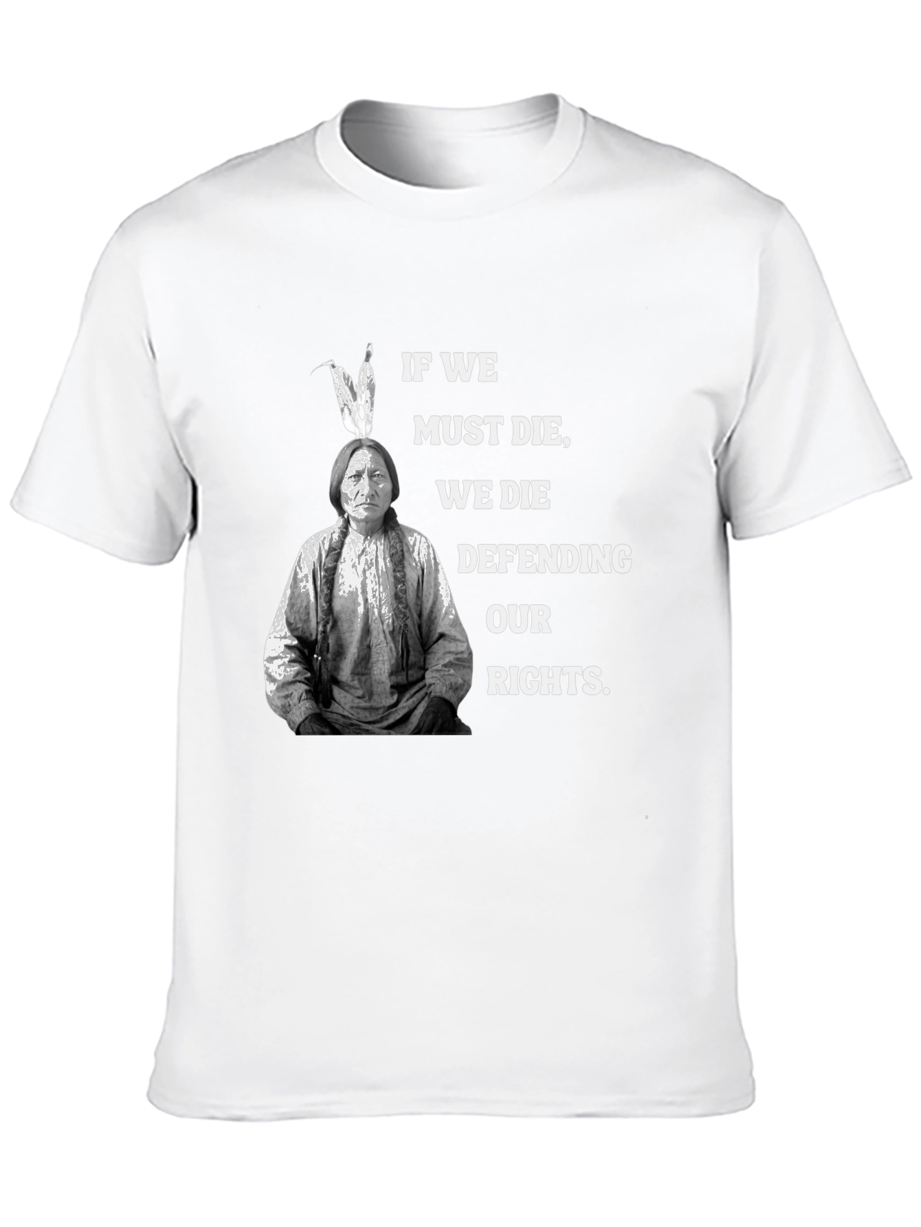 Black Native American Rights Graphic Tee view 10