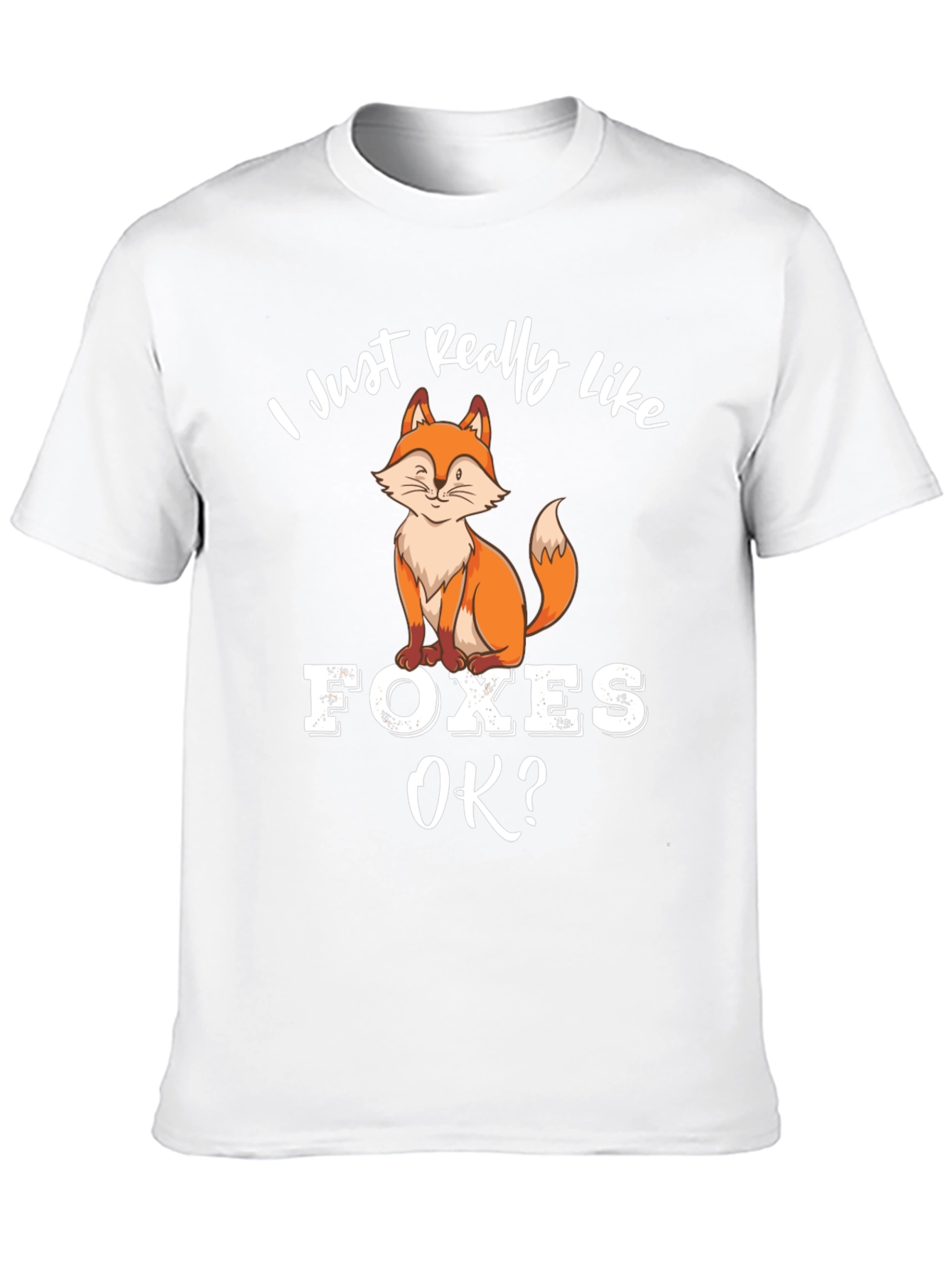 Black I Just Really Like Foxes T-Shirt view 10
