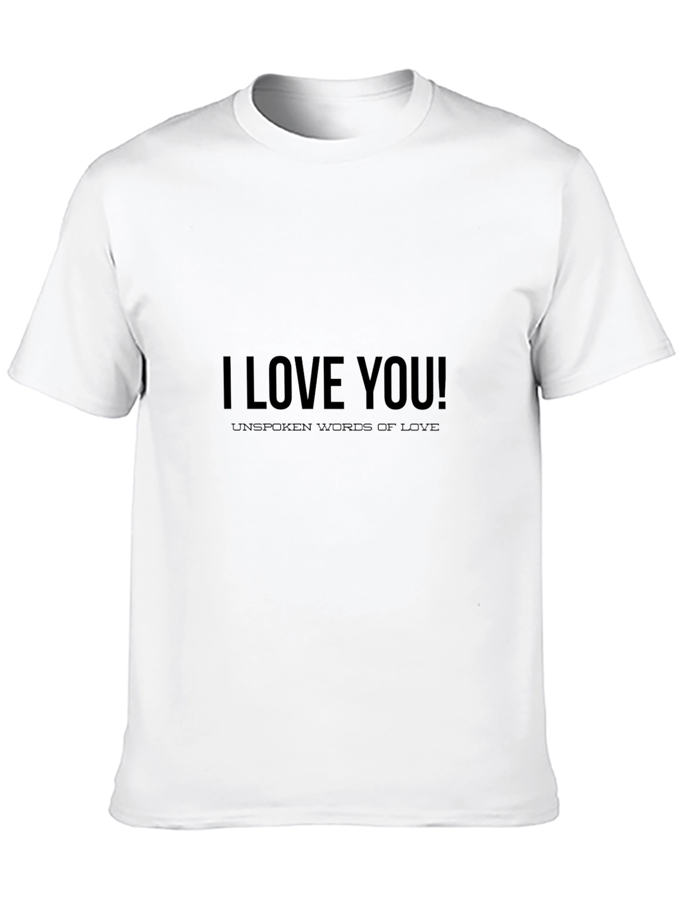 Black I Love You Graphic Tee - Unspoken Words view 10