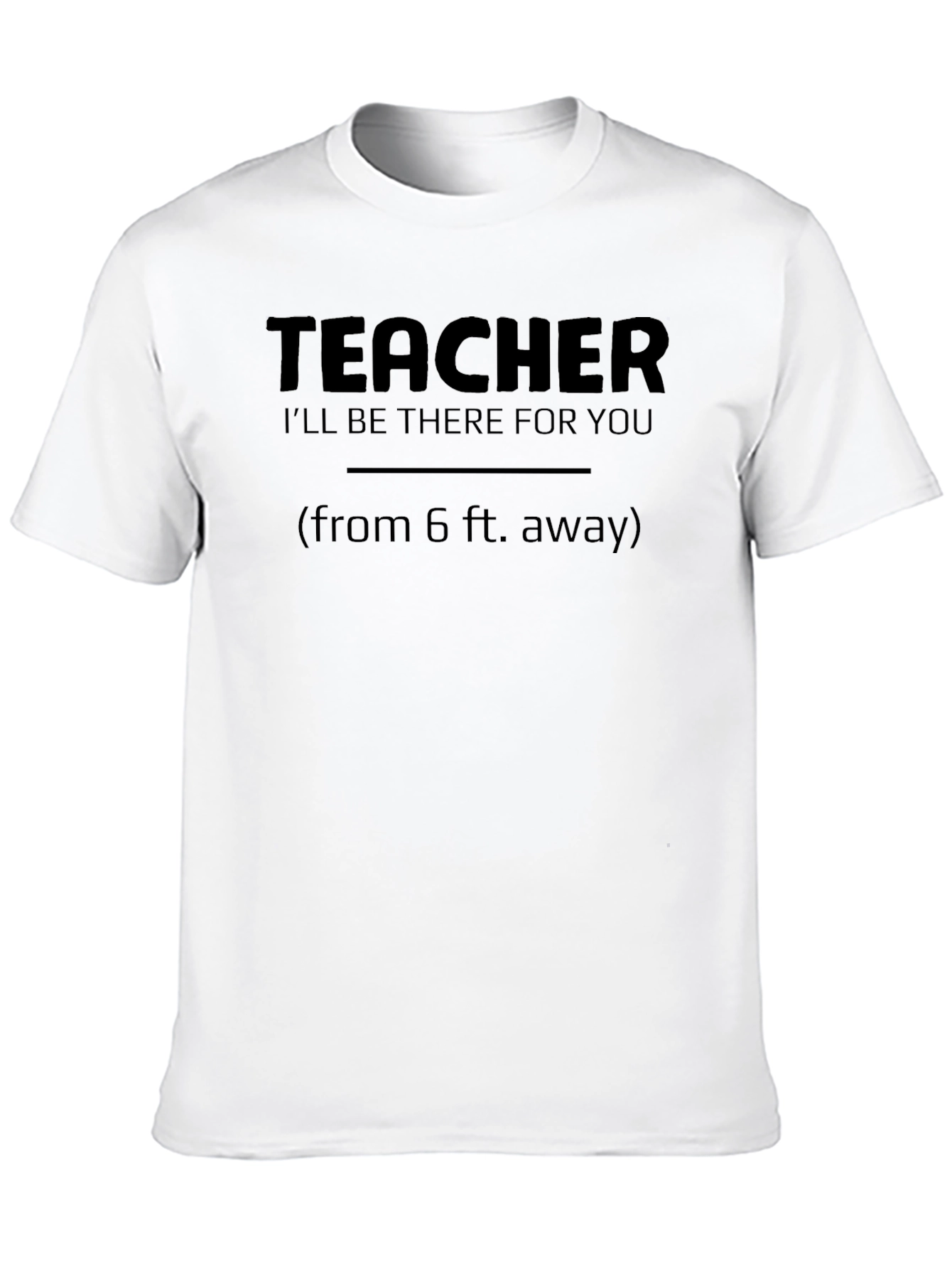 Black Teacher I'll Be There For You T-Shirt view 10