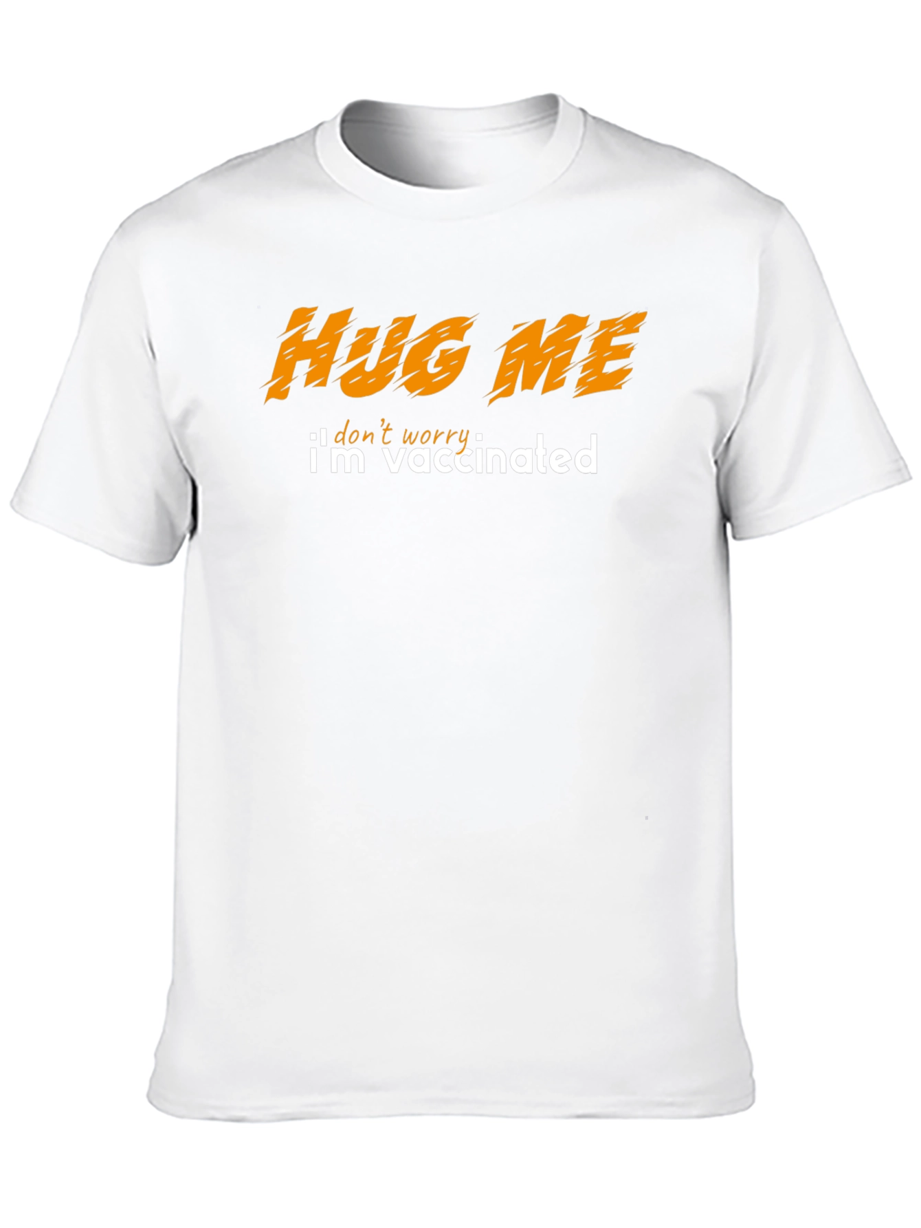 Black Hug Me I'm Vaccinated Graphic Tee view 10