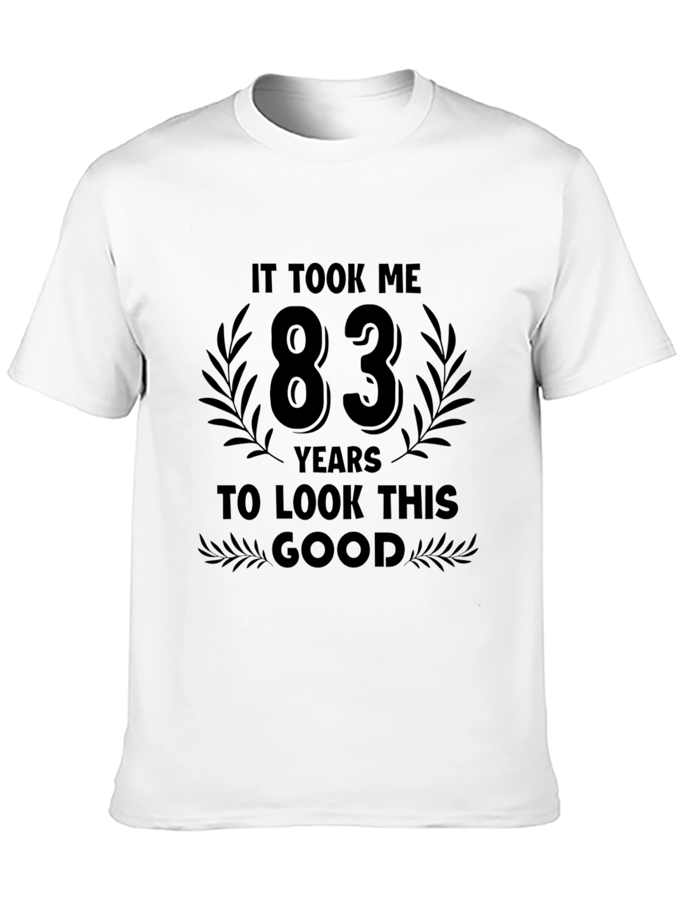 Black Funny 83rd Birthday Black T-Shirt view 10