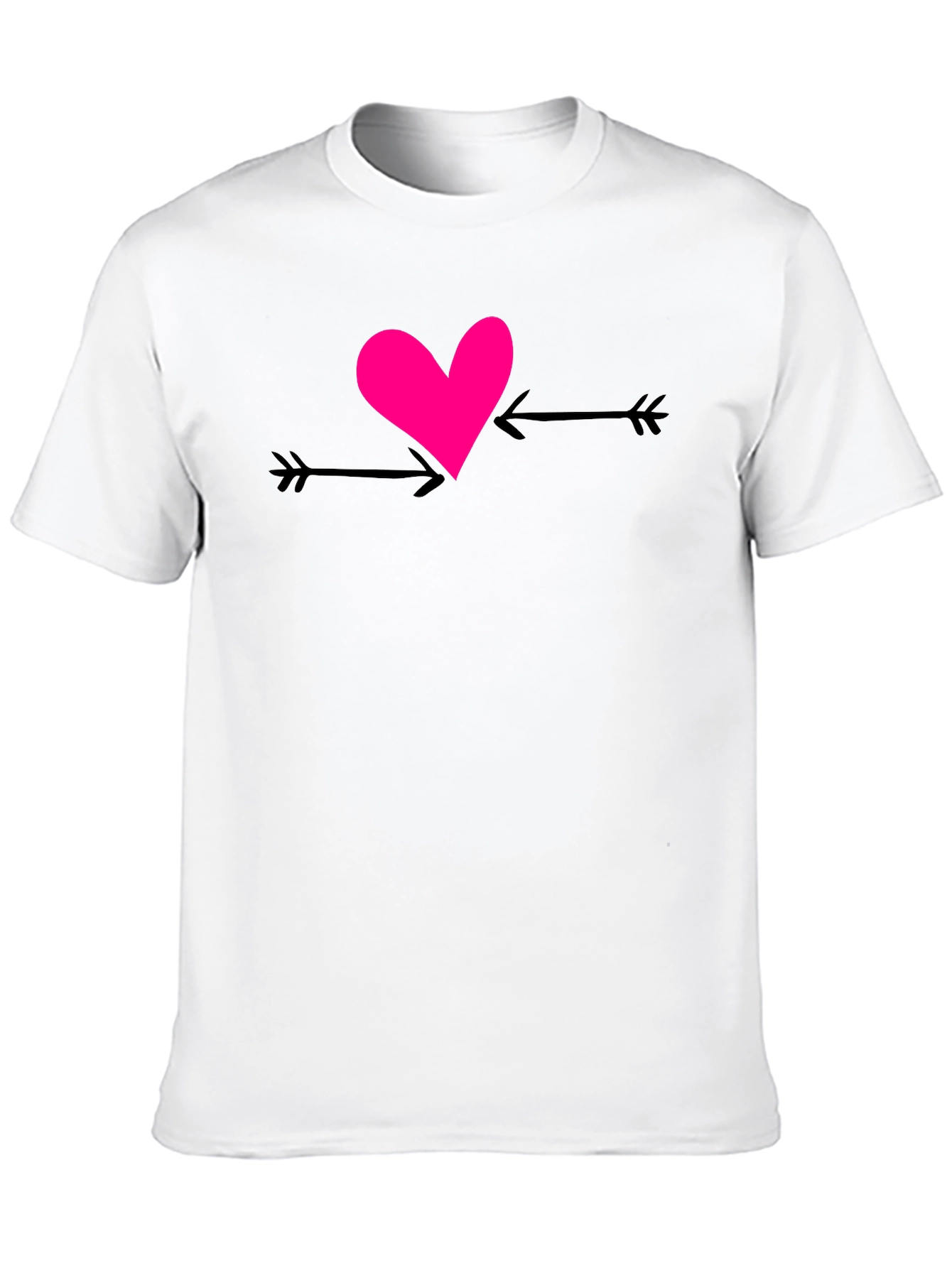 Black Heart Arrow Graphic Tee - Cupid's Love view 10