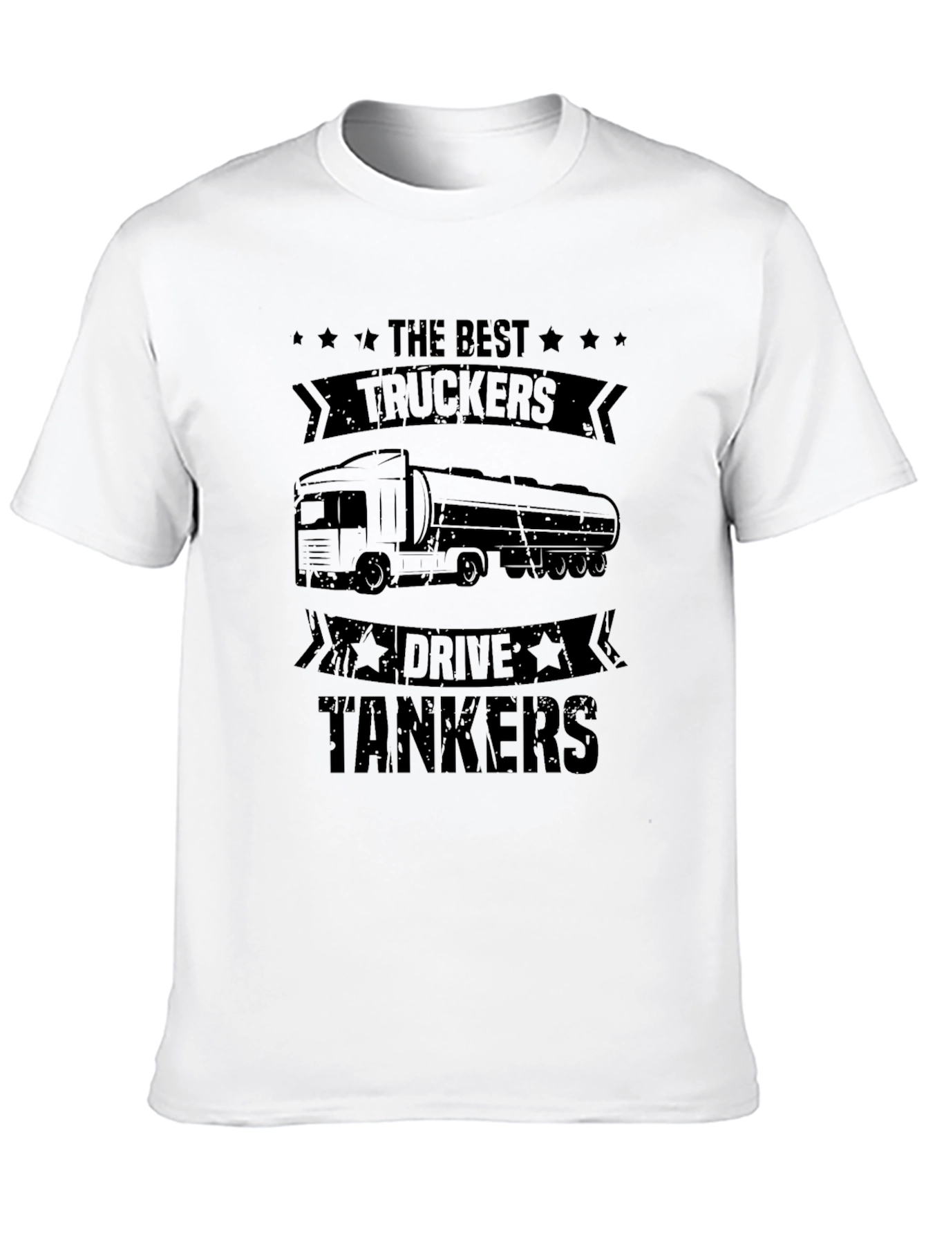 Black Trucker Tanker T-Shirt - Best Truckers Drive Tankers view 10