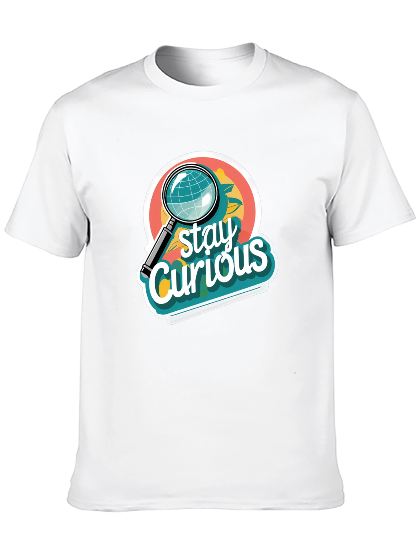 Black Stay Curious Graphic T-Shirt view 10