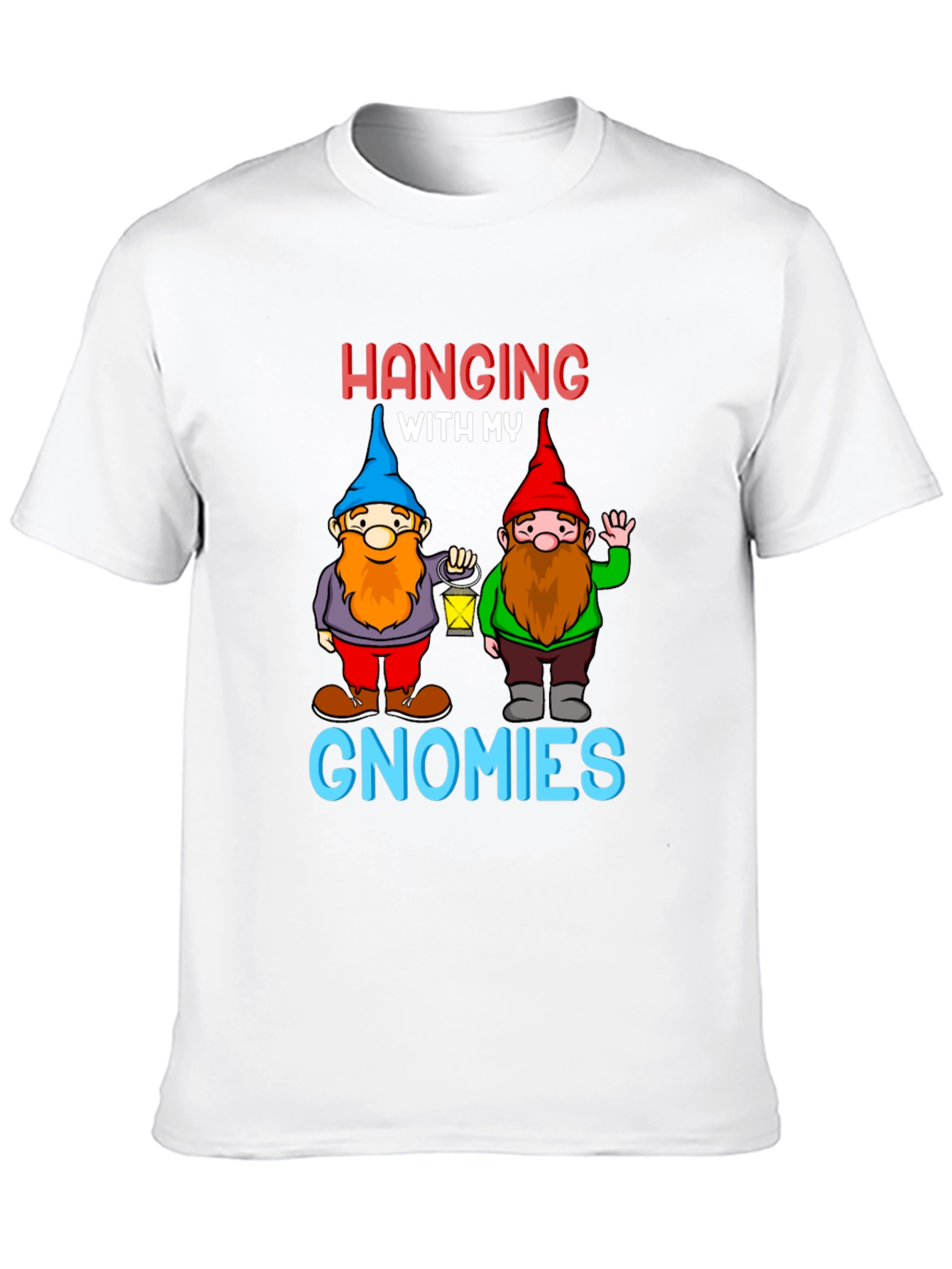Hanging With My Gnomies Black T-Shirt - 10