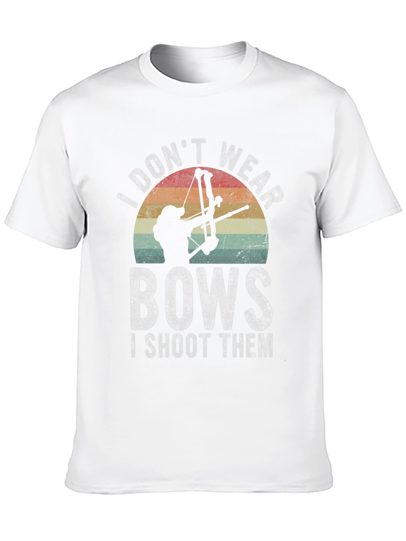 Black Archery T-Shirt - I Don't Wear Bows I Shoot Them view 10