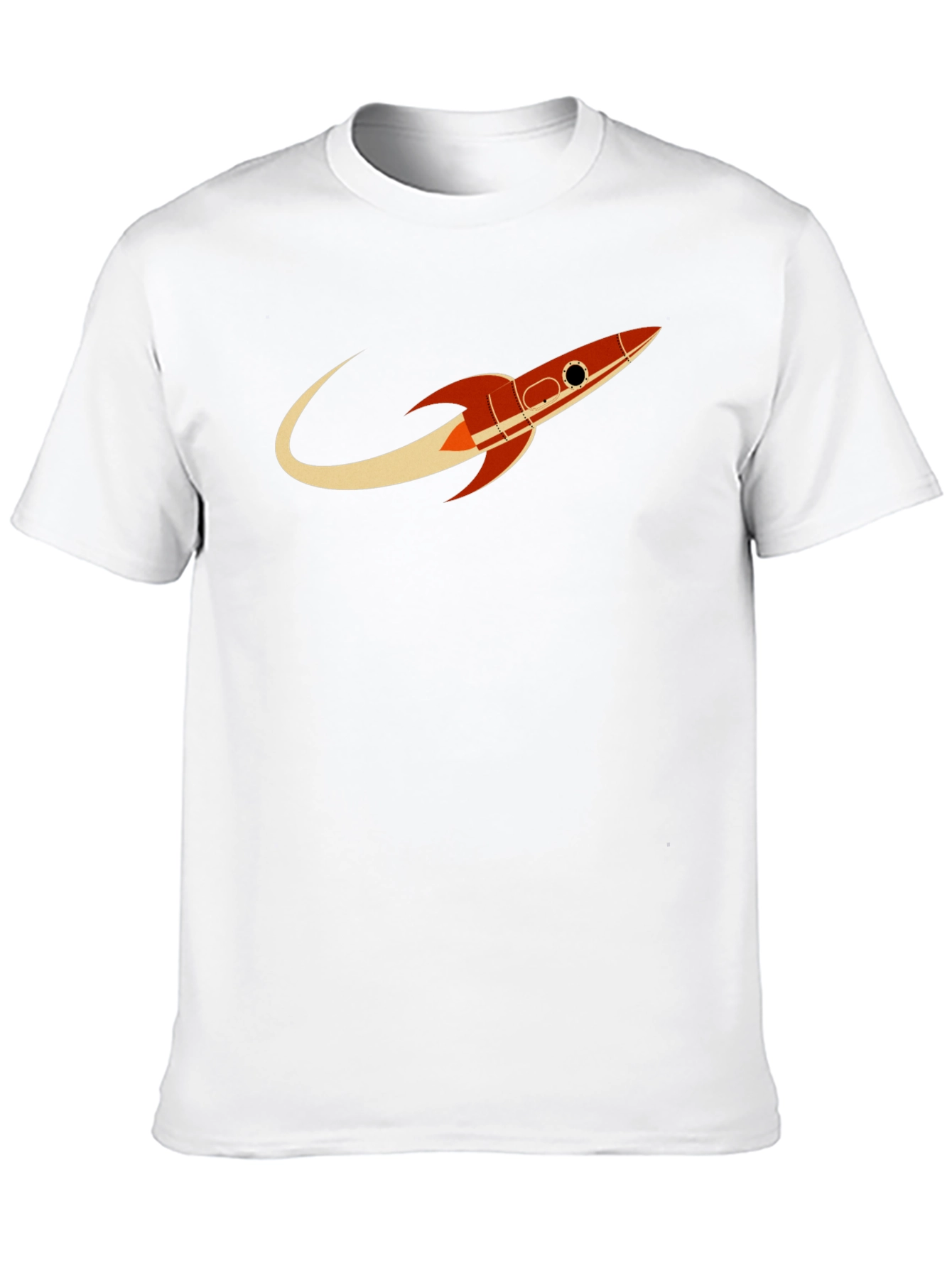 Black Retro Rocket Black T-Shirt - Blast Off in Style! view 10