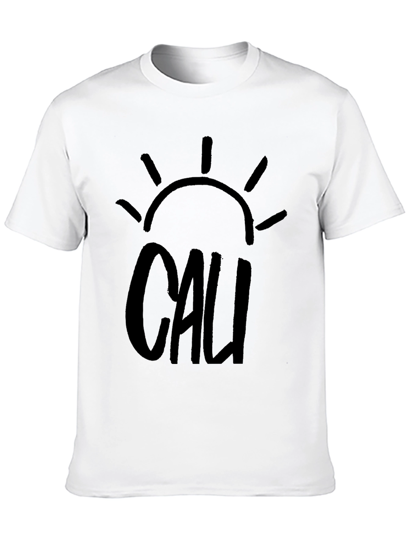 Black Cali Sun Graphic Tee - Black view 10