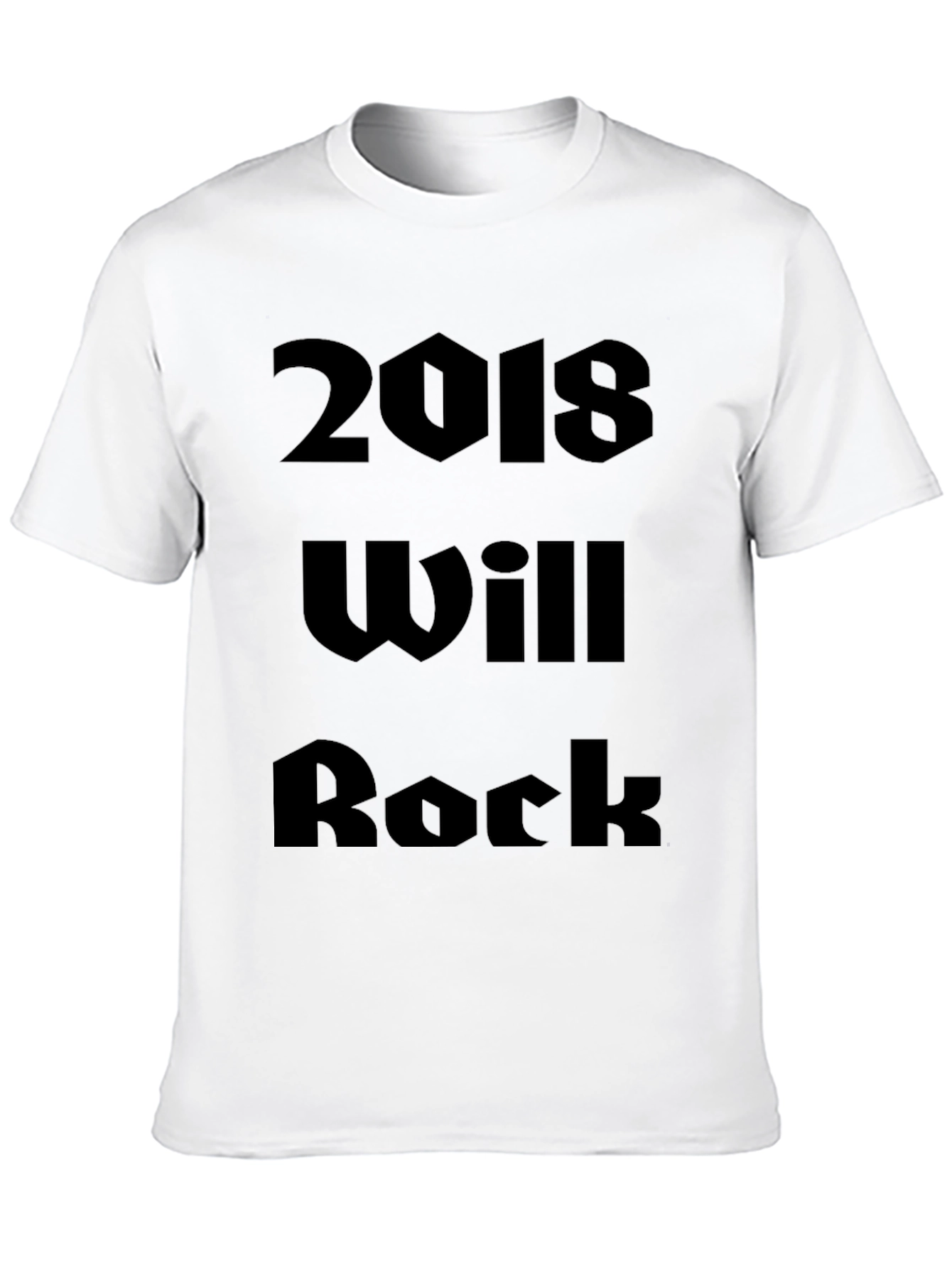 Black 2018 Will Rock Graphic T-Shirt - Black view 10