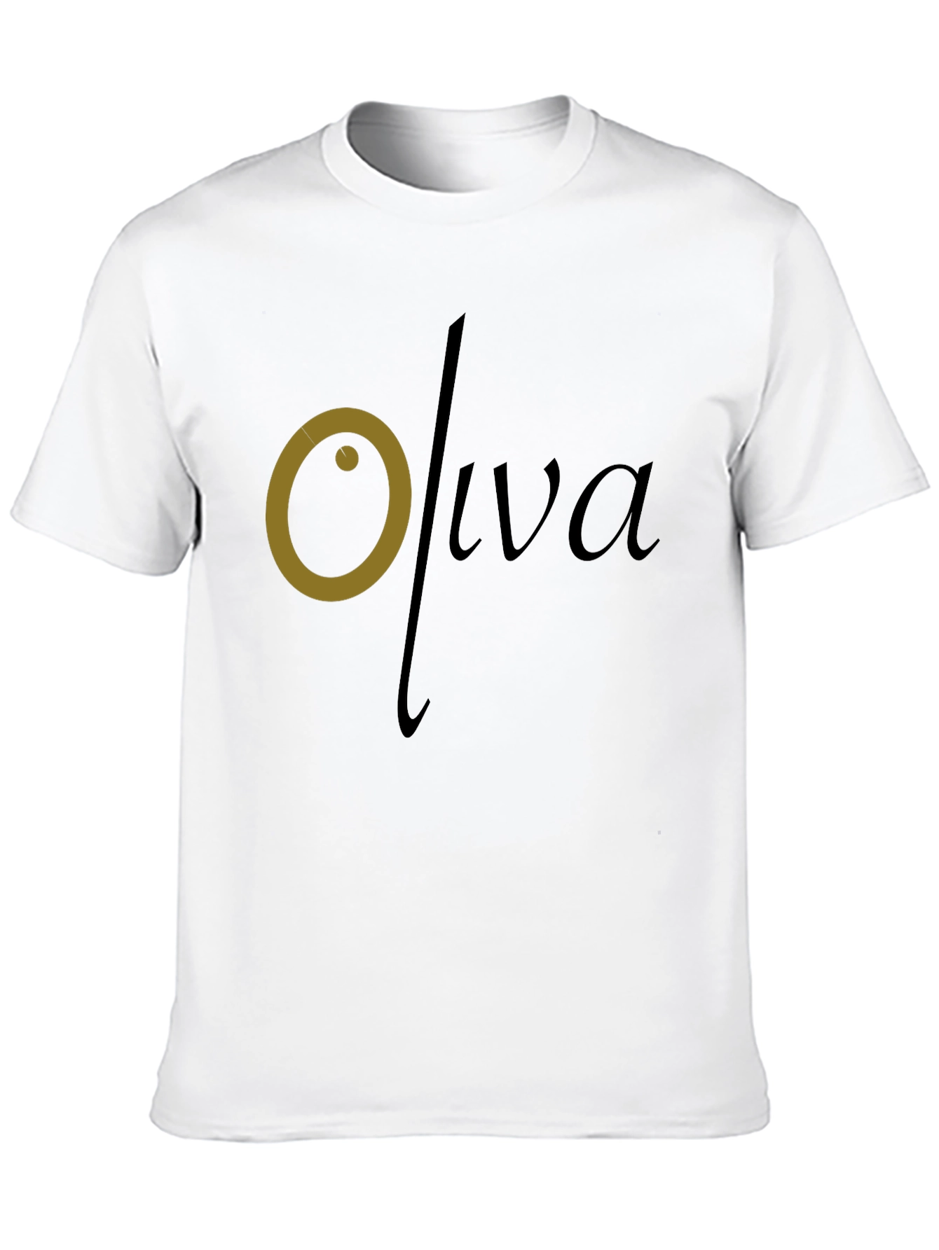Black Oliva Graphic Tee - Stylish & Comfortable Black T-Shirt view 10