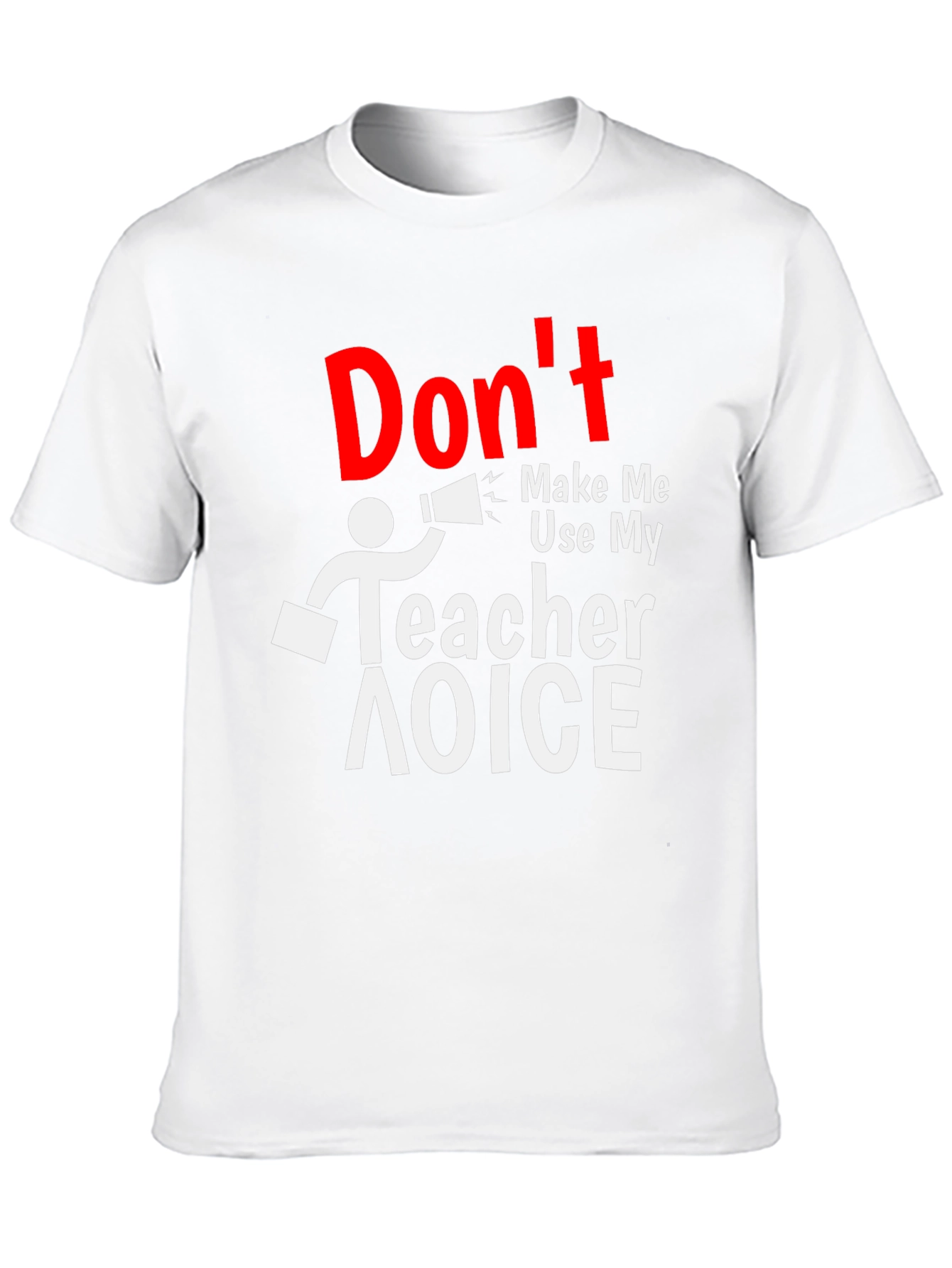 Black Don't Make Me Use My Teacher Voice T-Shirt view 10