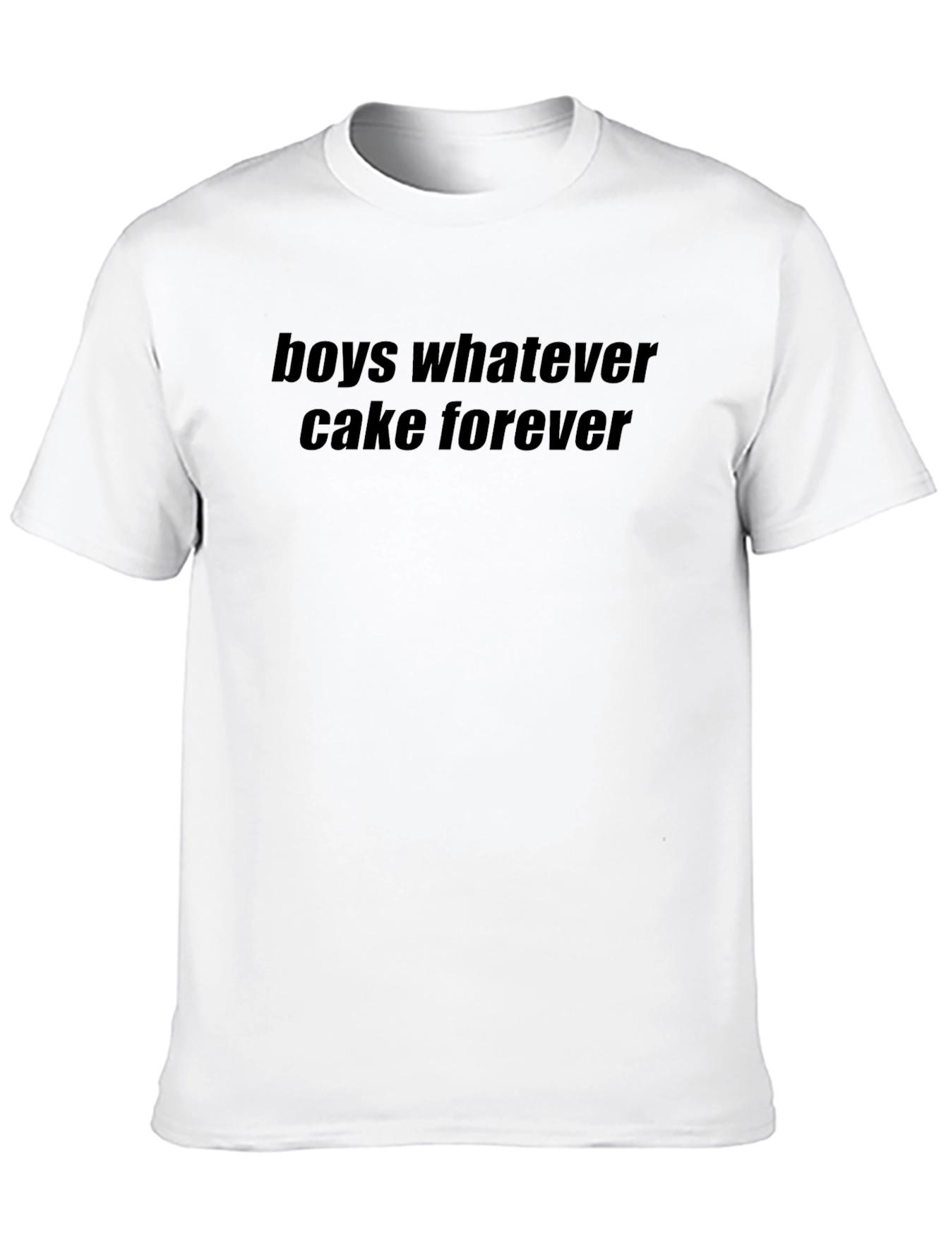 Black Boys Whatever Cake Forever T-Shirt - Unisex view 10