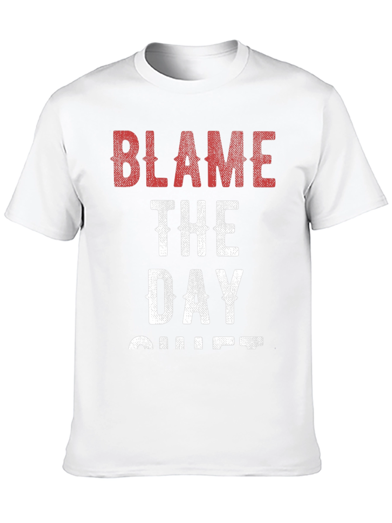 Black Blame The Day Shift Graphic Tee view 10