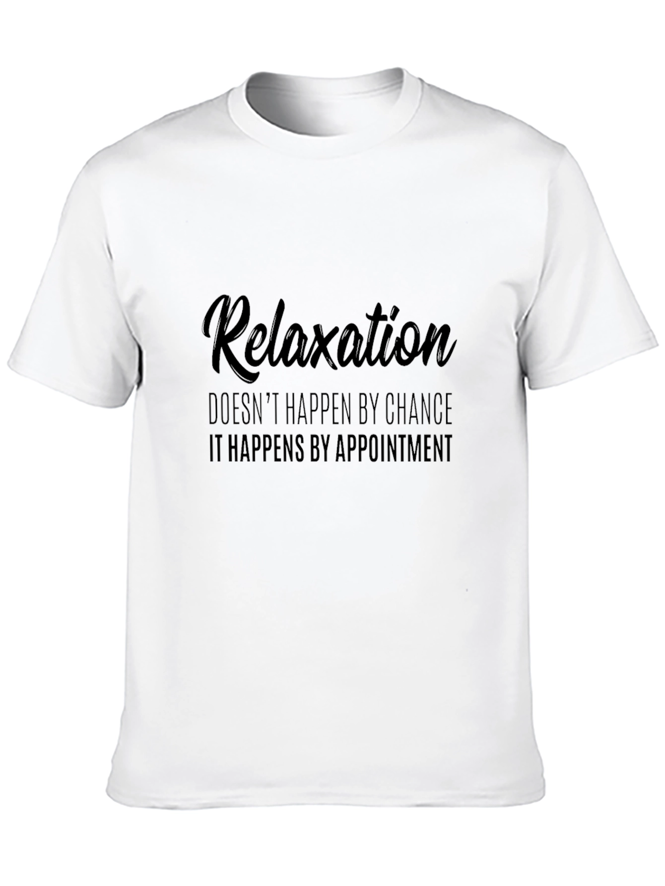 Black Relaxation Appointment T-Shirt view 10