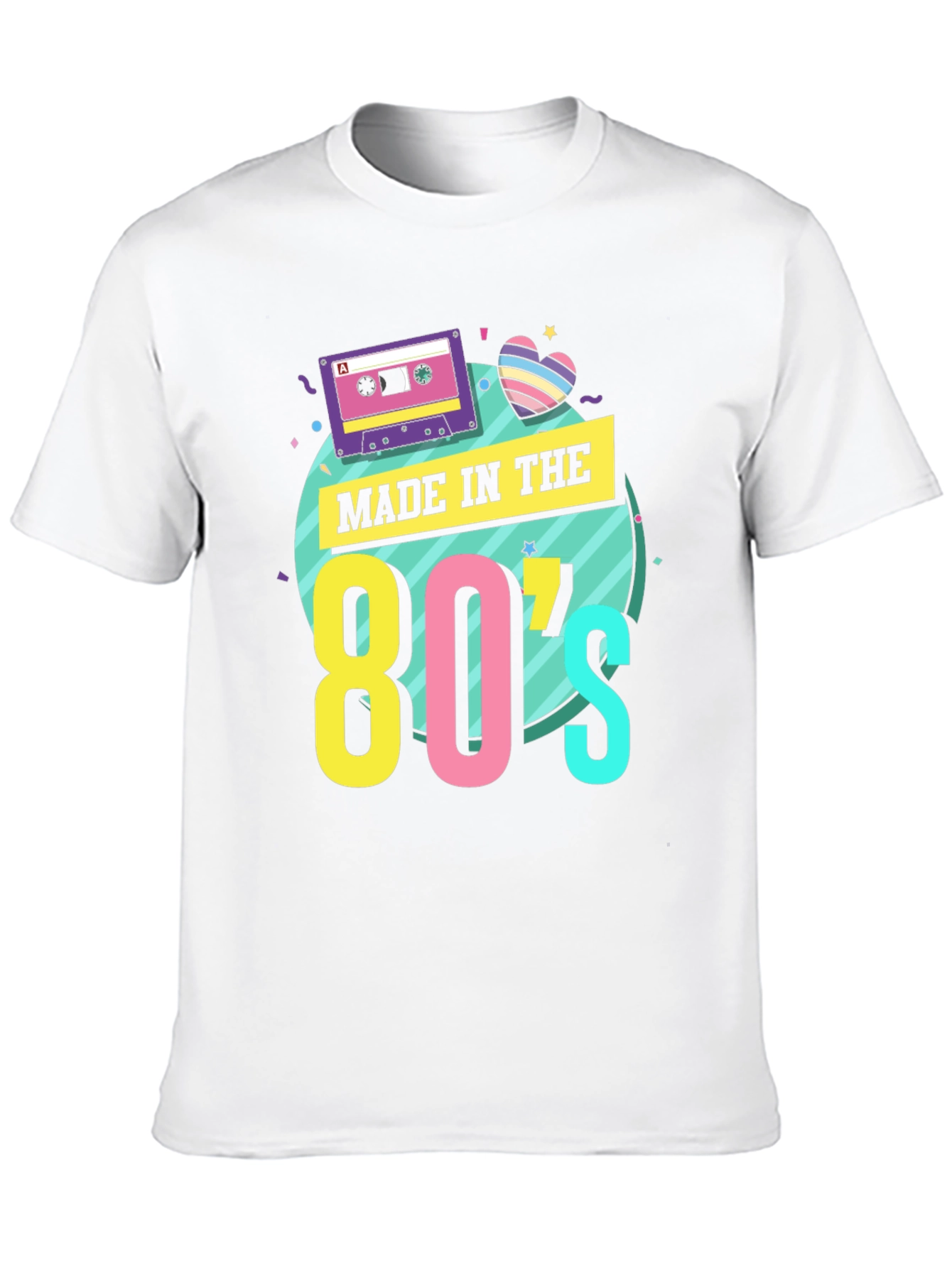 Black Retro 'Made in the 80s' Graphic Tee view 10