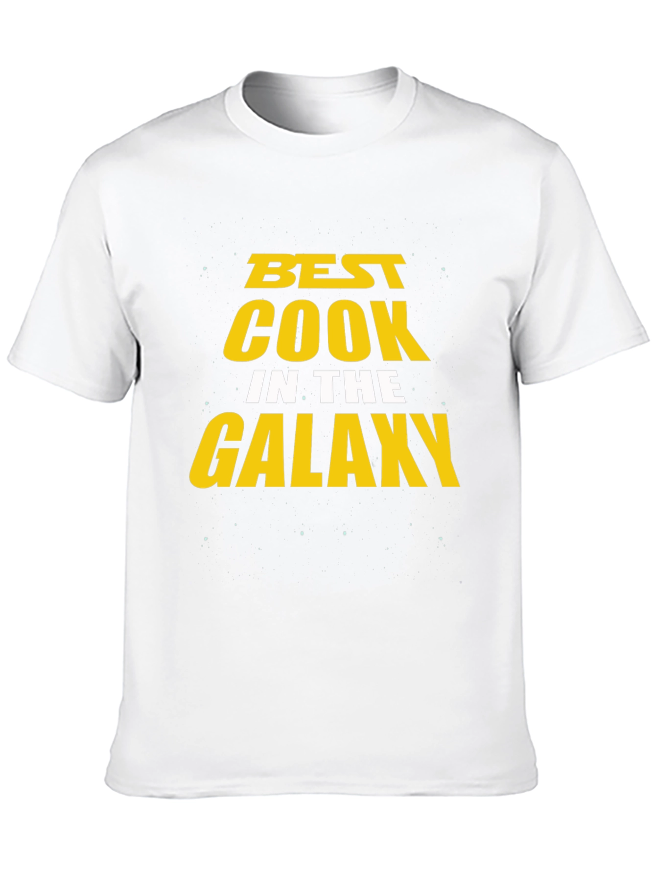 Black Best Cook in the Galaxy Graphic T-Shirt view 10