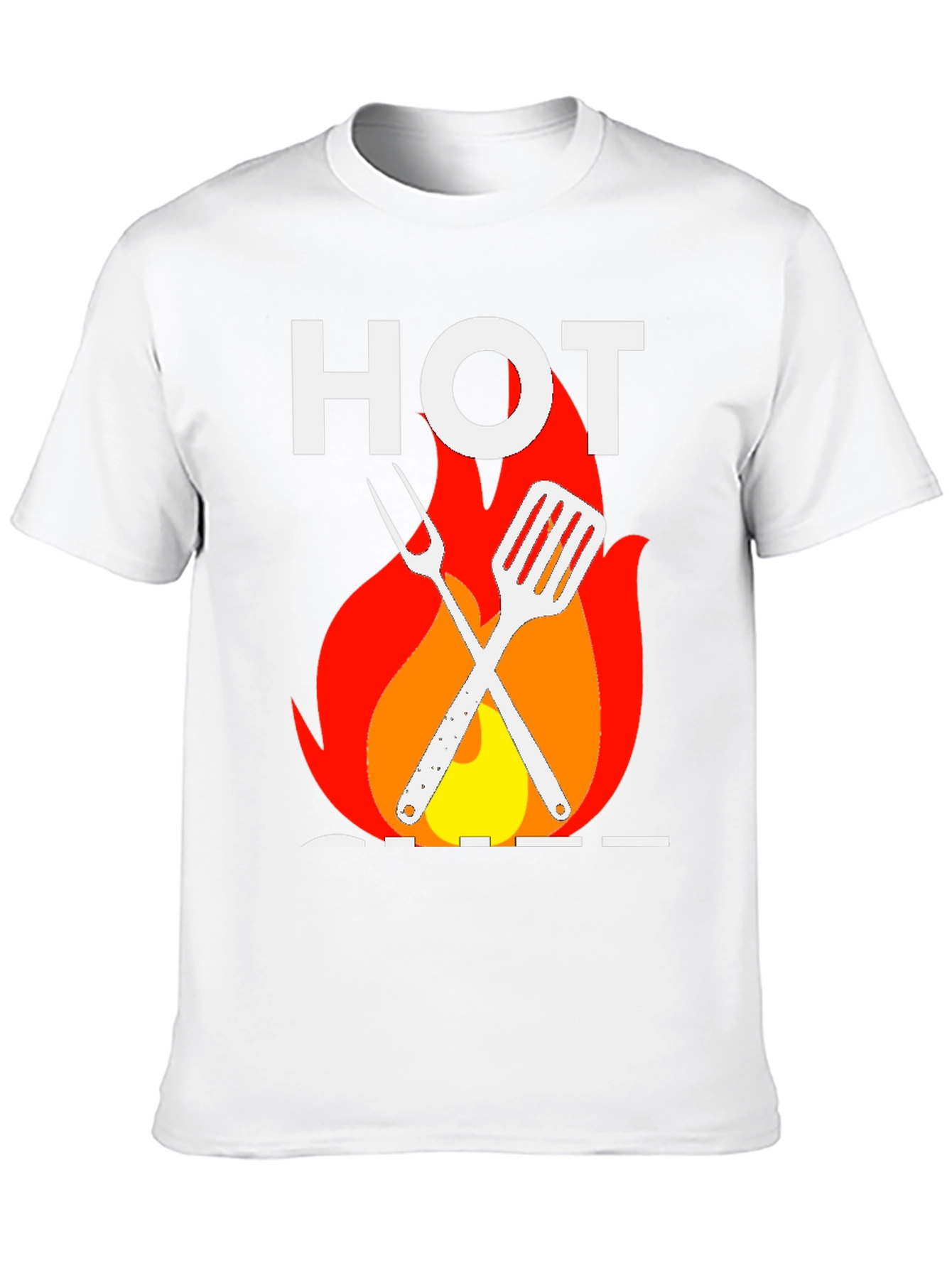 Hot Chef Graphic T-Shirt - Grill Master Tee - 10