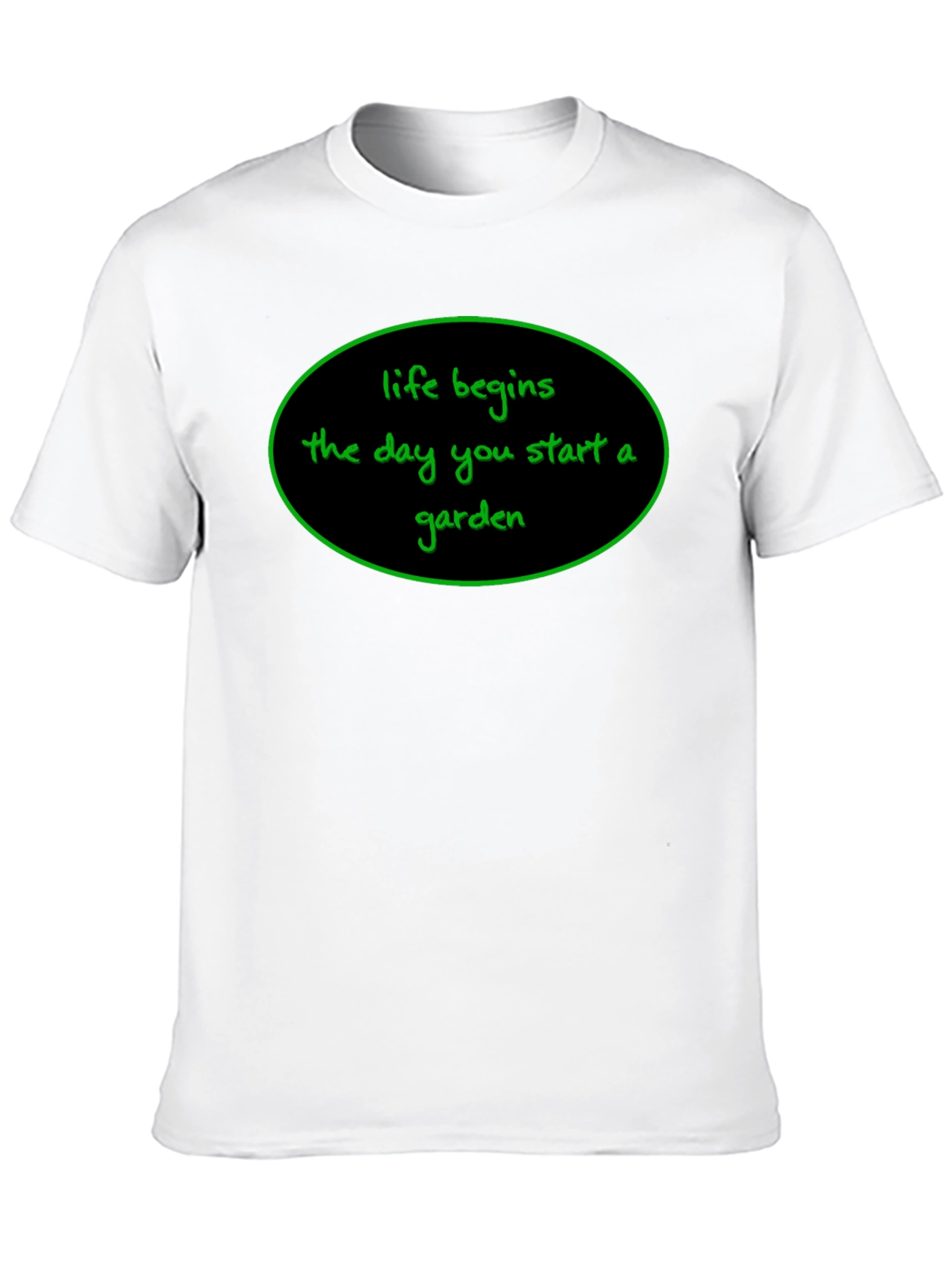Black Life Begins T-Shirt - Garden Lover Tee view 10