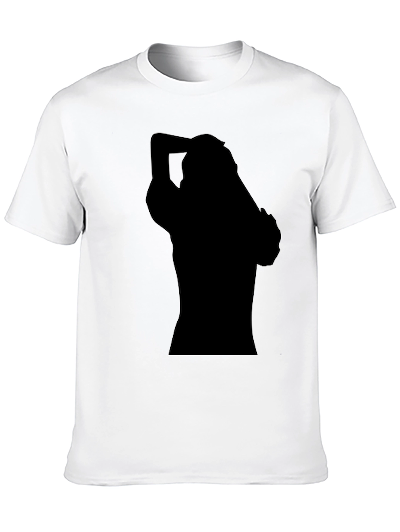 Black Black Silhouette Graphic T-Shirt view 10