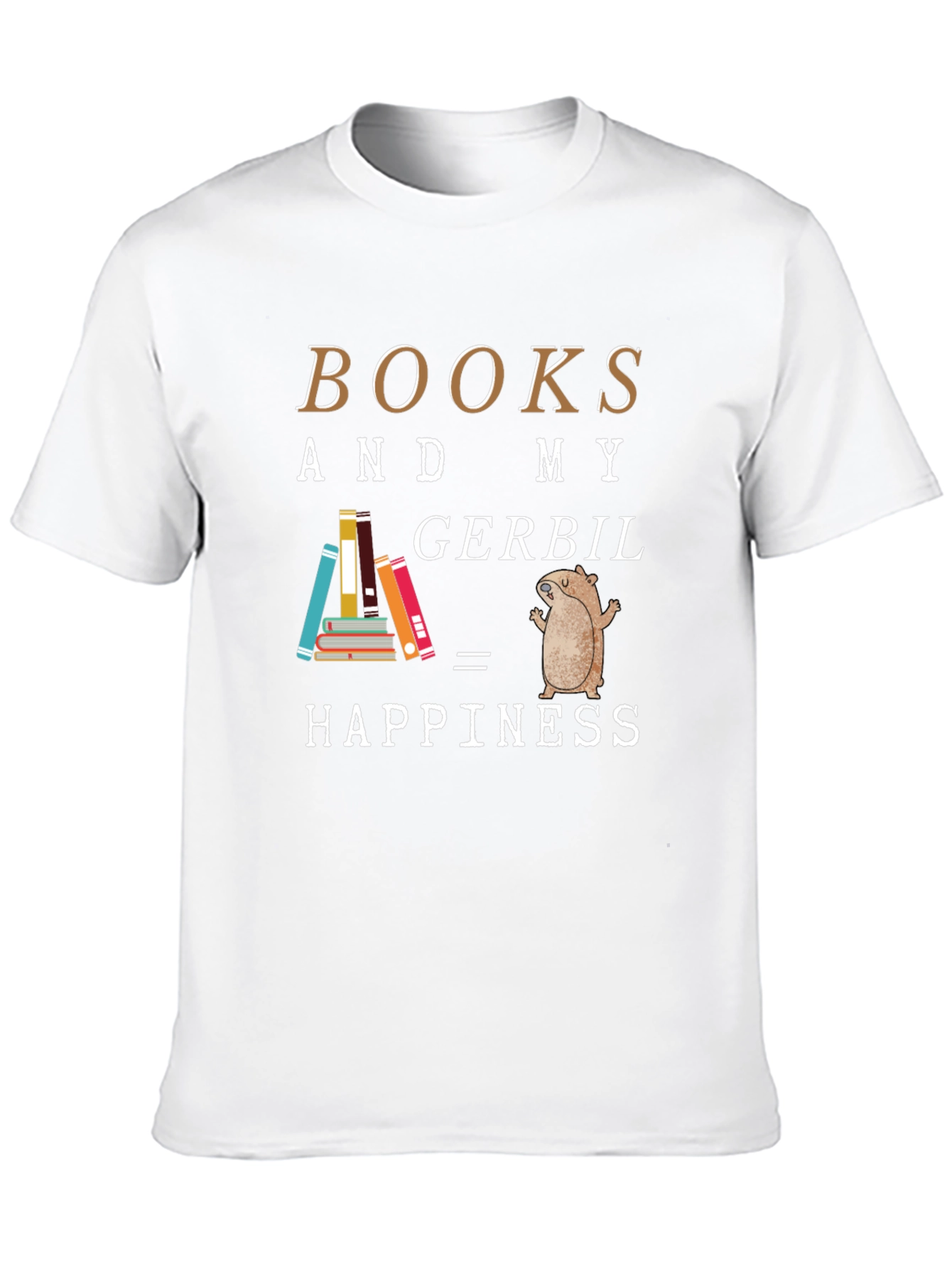 Black Books & Gerbil Happiness Tee view 10