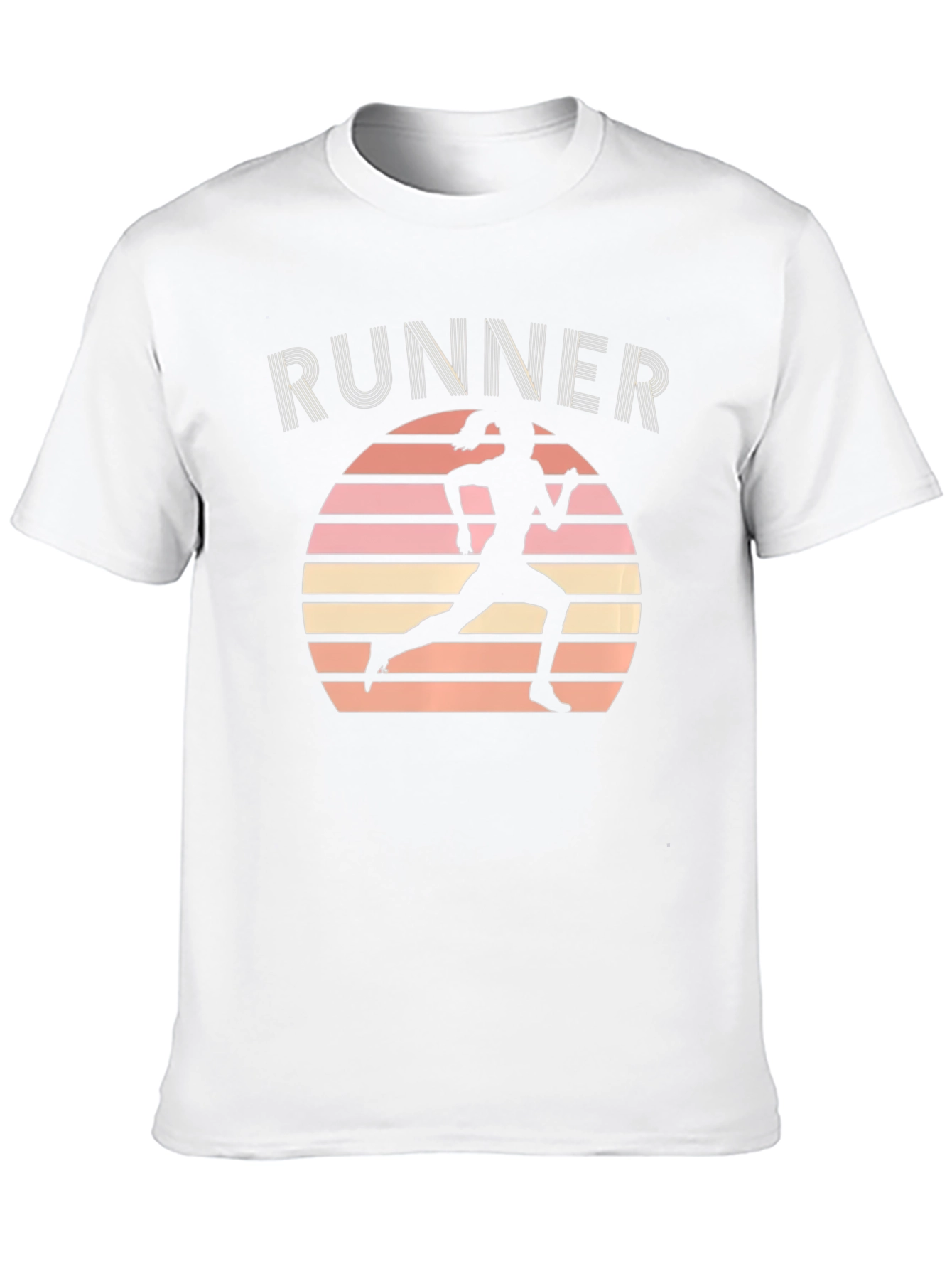 Black Runner Silhouette Graphic T-Shirt view 10