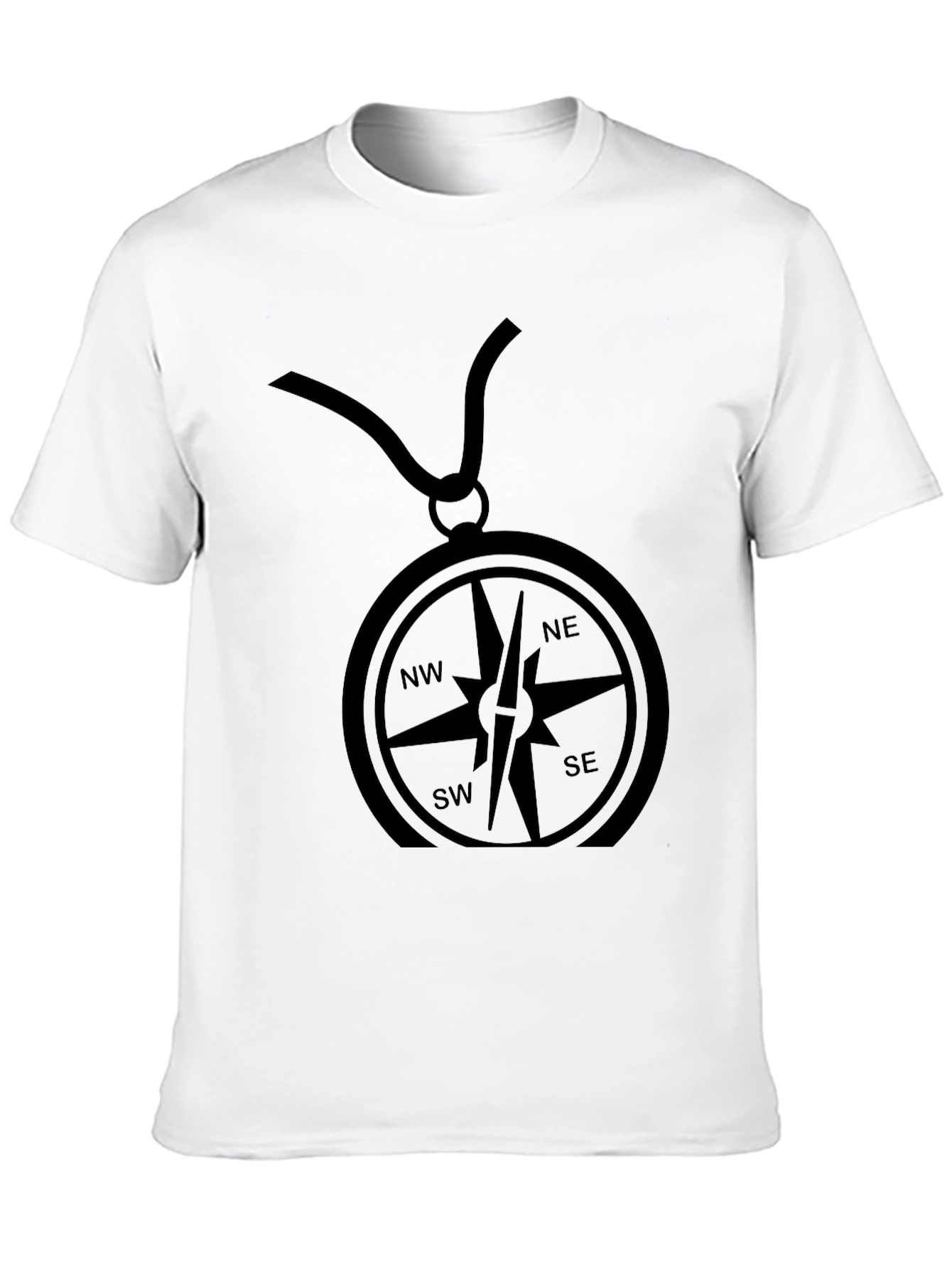 Black Compass Graphic T-Shirt - Adventure Ready! view 10