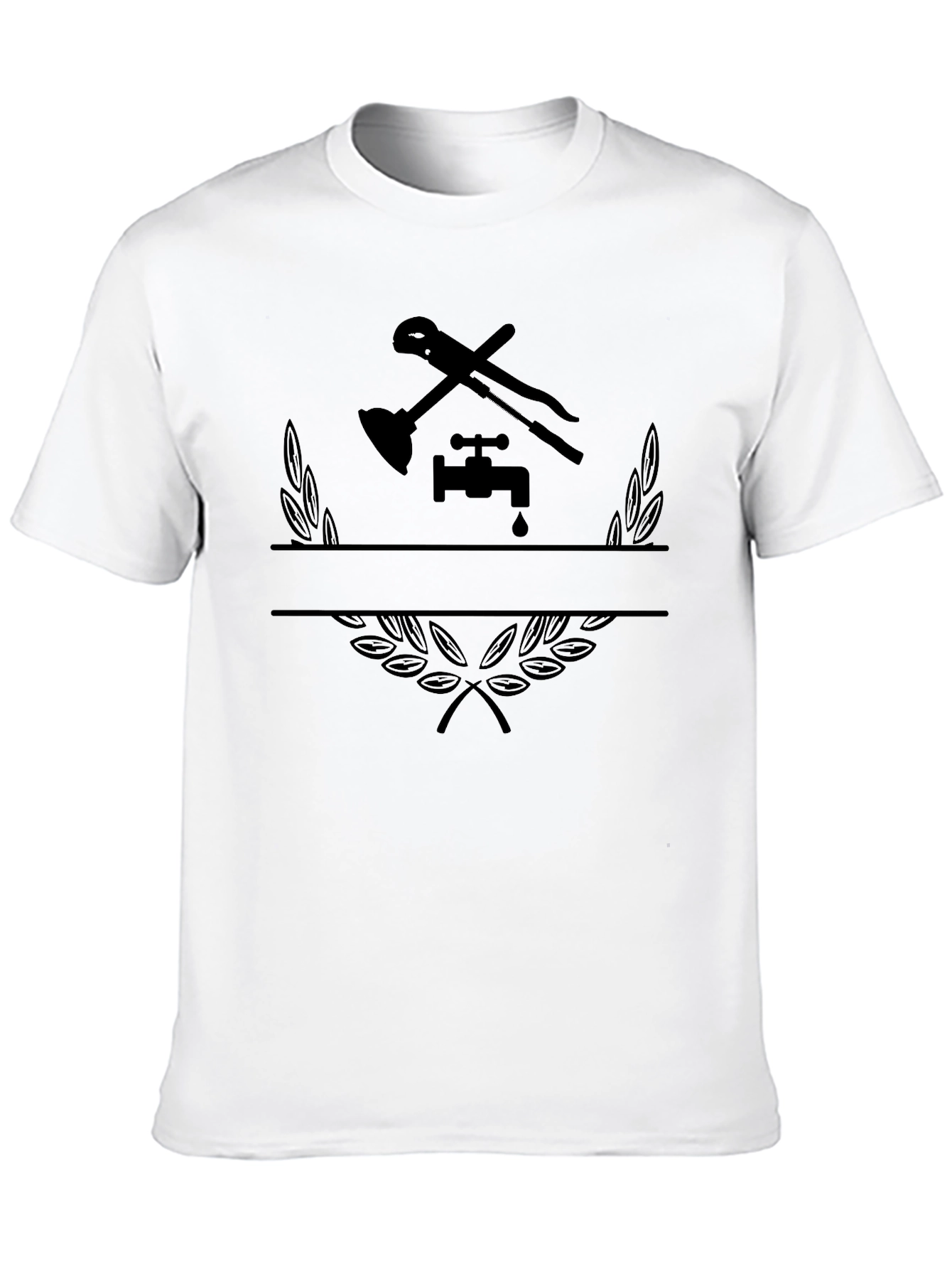 Black Plumber T-Shirt - Funny Plumbing Gift Idea view 10