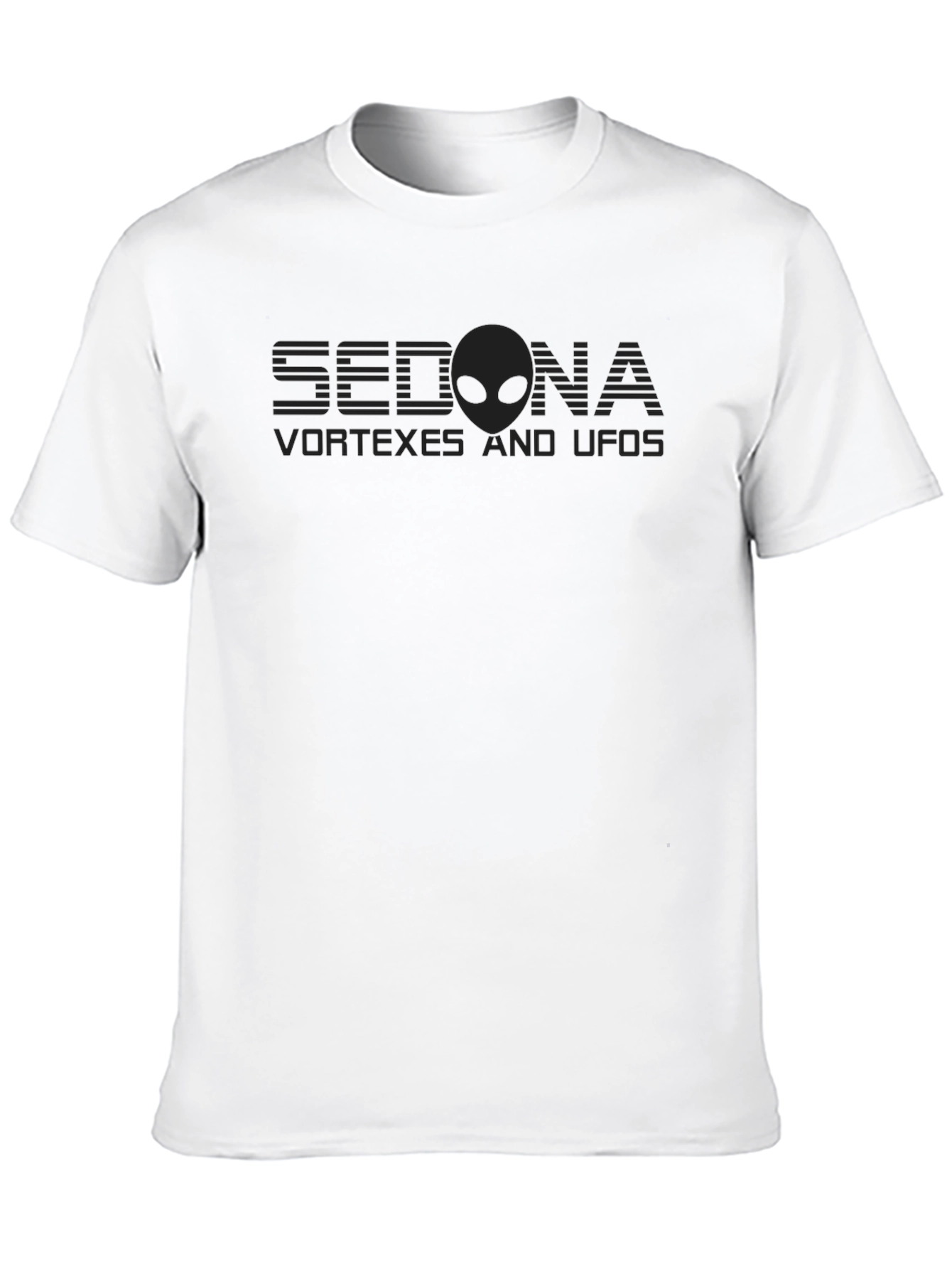 Black Sedona Vortices Alien UFOs Black T-Shirt view 10