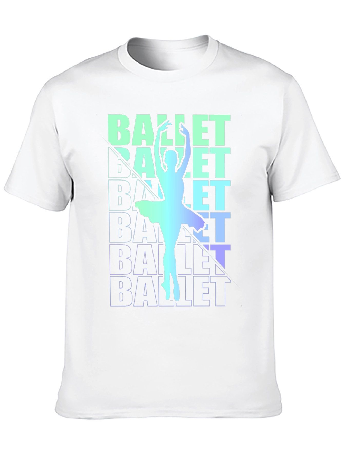 Black Ballet Dancer Graphic Tee - Stylish Men's Black T-Shirt view 10