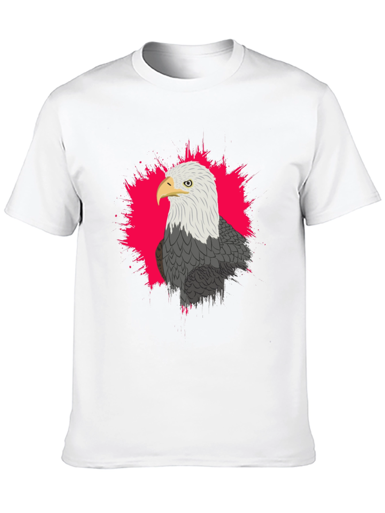 Black Eagle Graphic Tee - Black Cotton Blend view 10