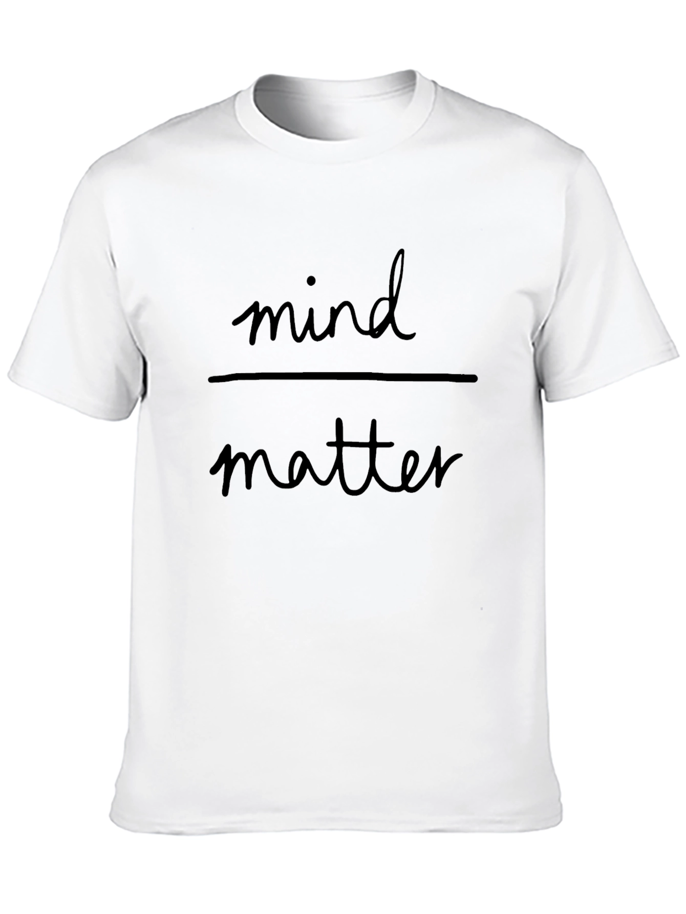 Black Mind Over Matter Black T-Shirt view 10