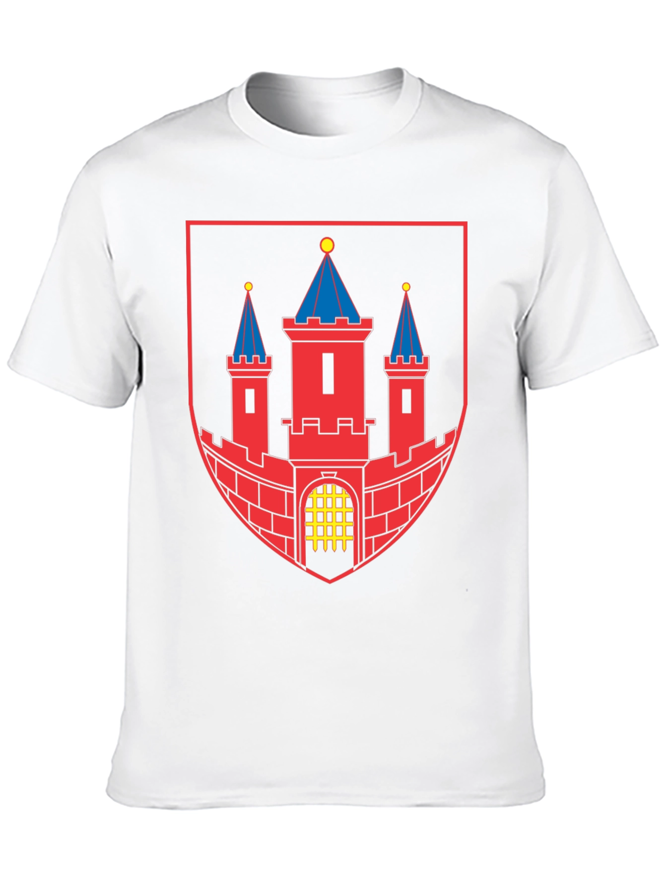 Black Black T-Shirt with City Coat of Arms Graphic view 10