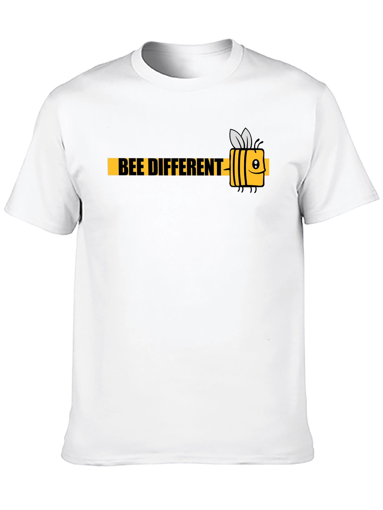 Black Bee Different Black Graphic T-Shirt - Mens view 10
