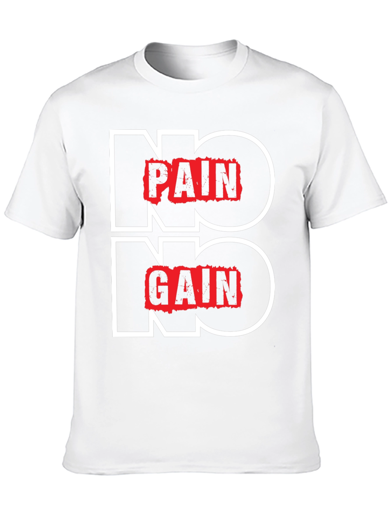 Black No Pain No Gain Graphic Tee view 10