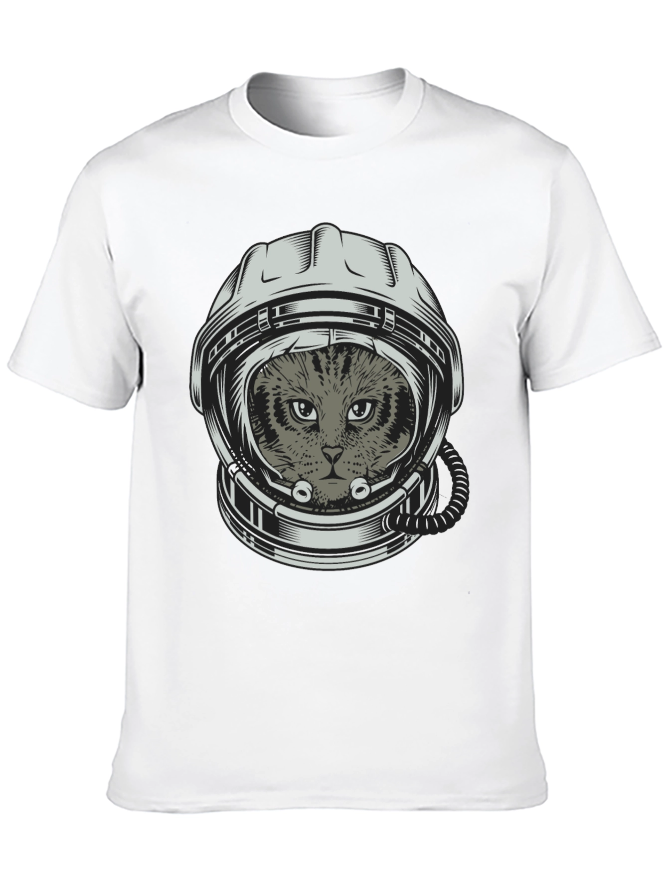 Black Cat Astronaut T-Shirt - Space Kitten Tee view 10