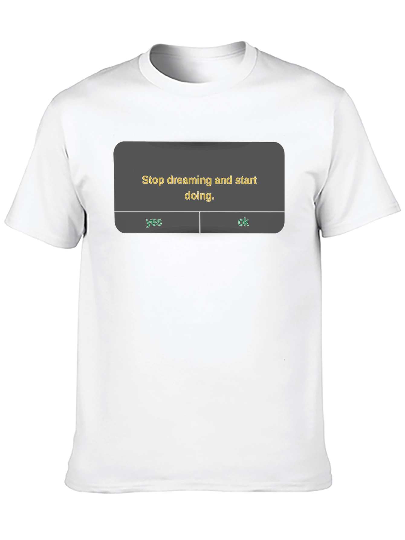 Black Stop Dreaming Start Doing T-Shirt - Motivational Tee view 10