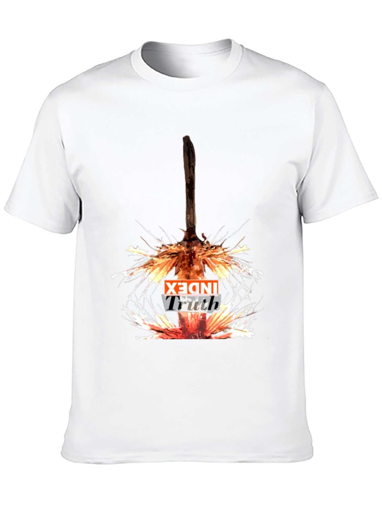 Black Index Truth Black Graphic T-Shirt view 10