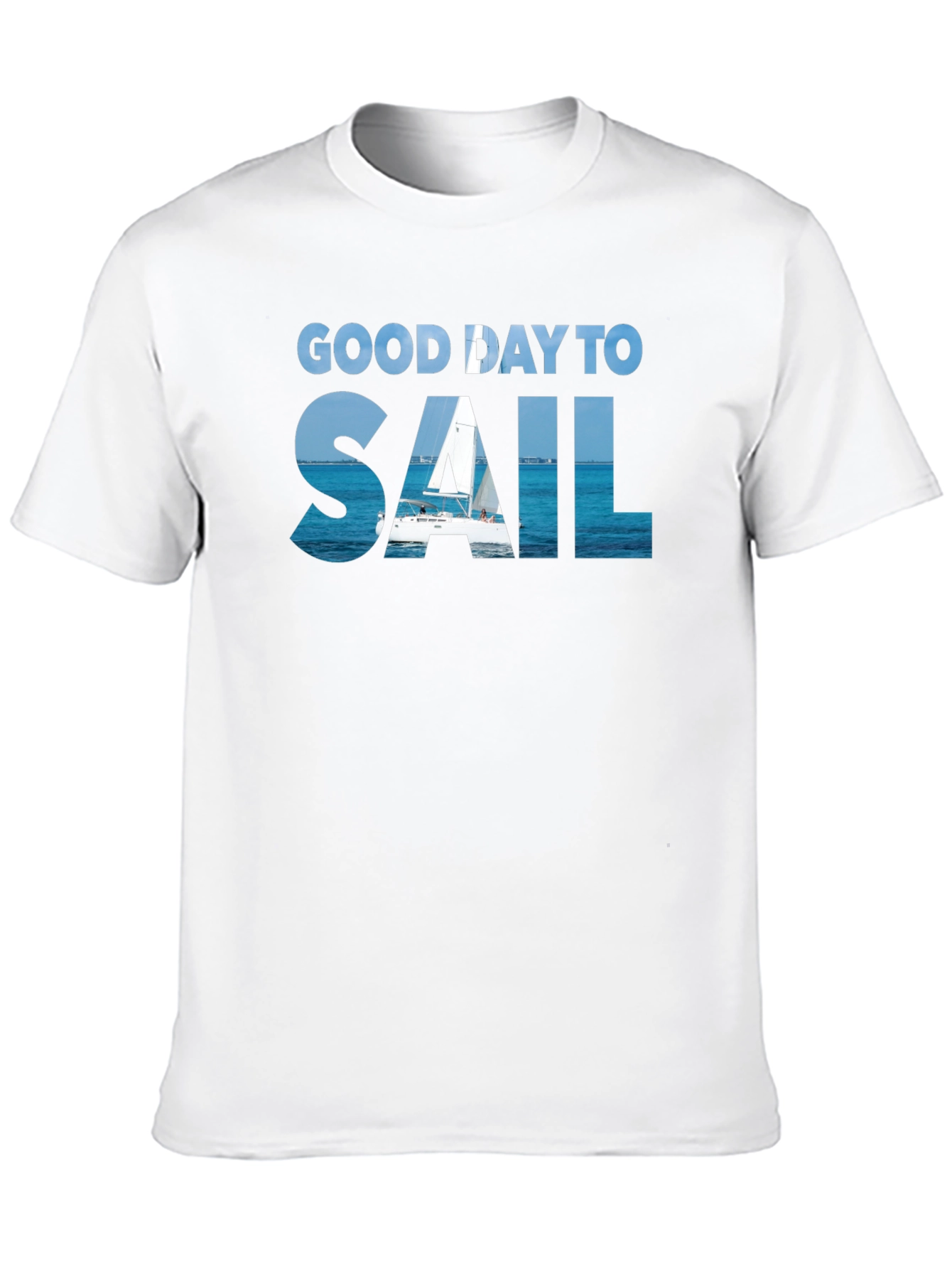 Black Good Day to Sail Graphic Tee - Soft Cotton view 10