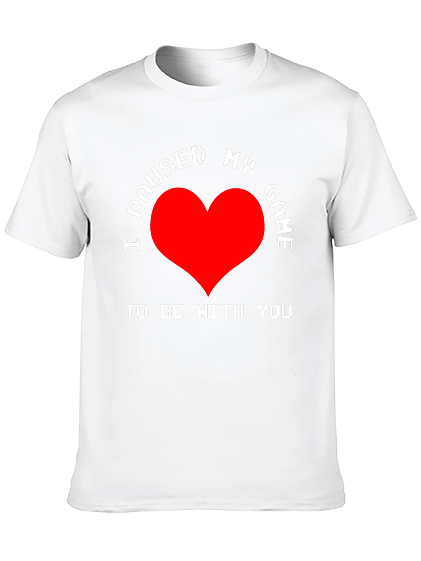 Black I Paused My Game T-Shirt - Gamer Love Tee view 10