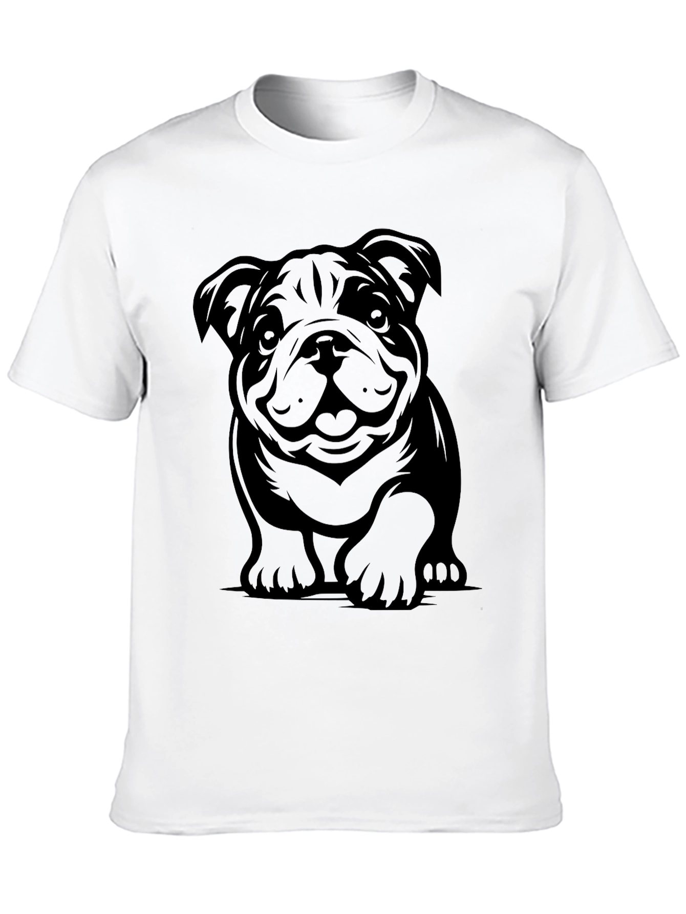 Black Bulldog Graphic T-Shirt view 10