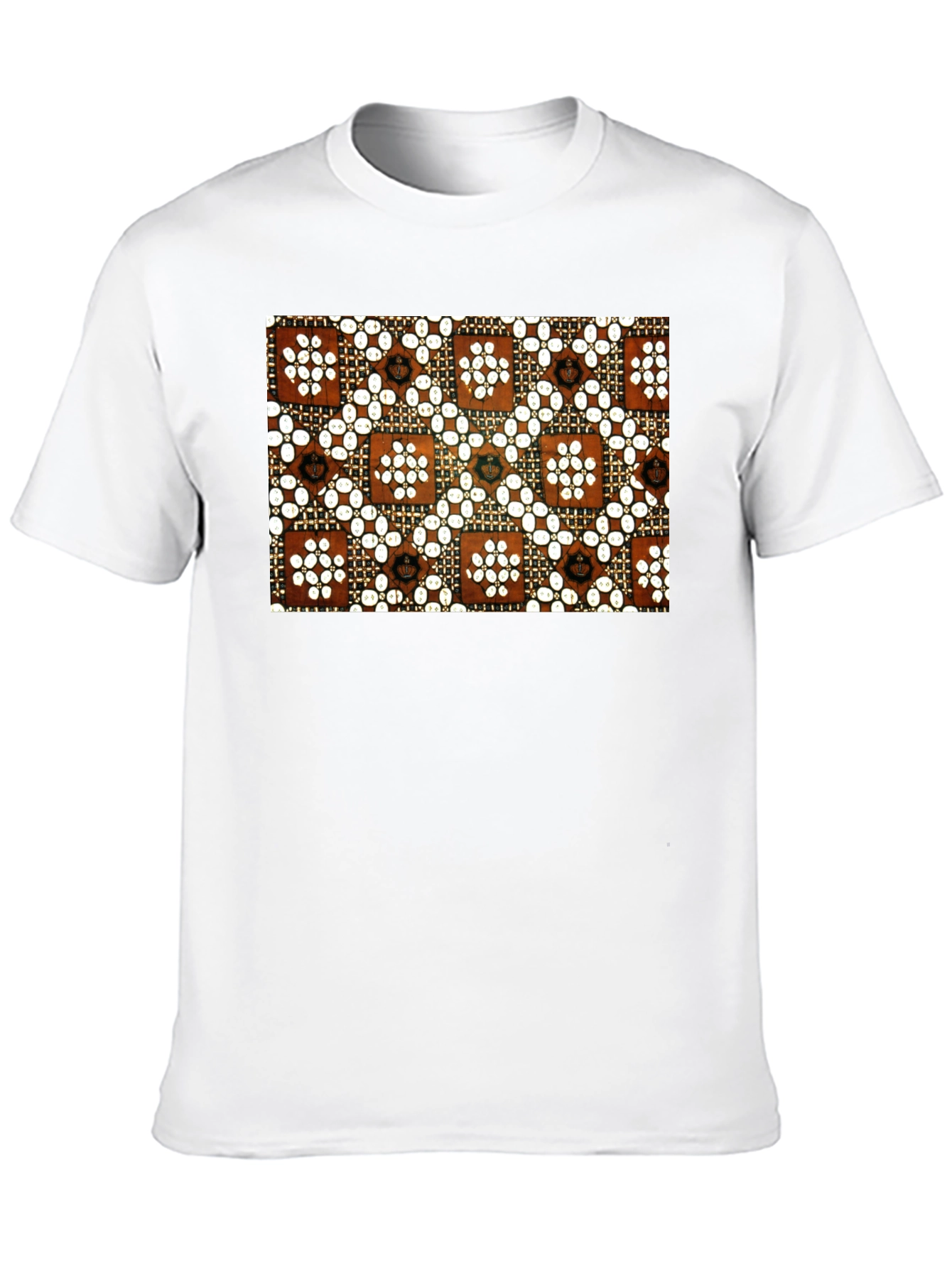 Black Patterned T-Shirt - Stylish & Unique Design view 10