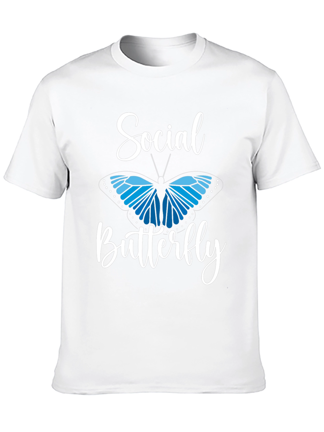 Black Social Butterfly Graphic Tee - Black view 10