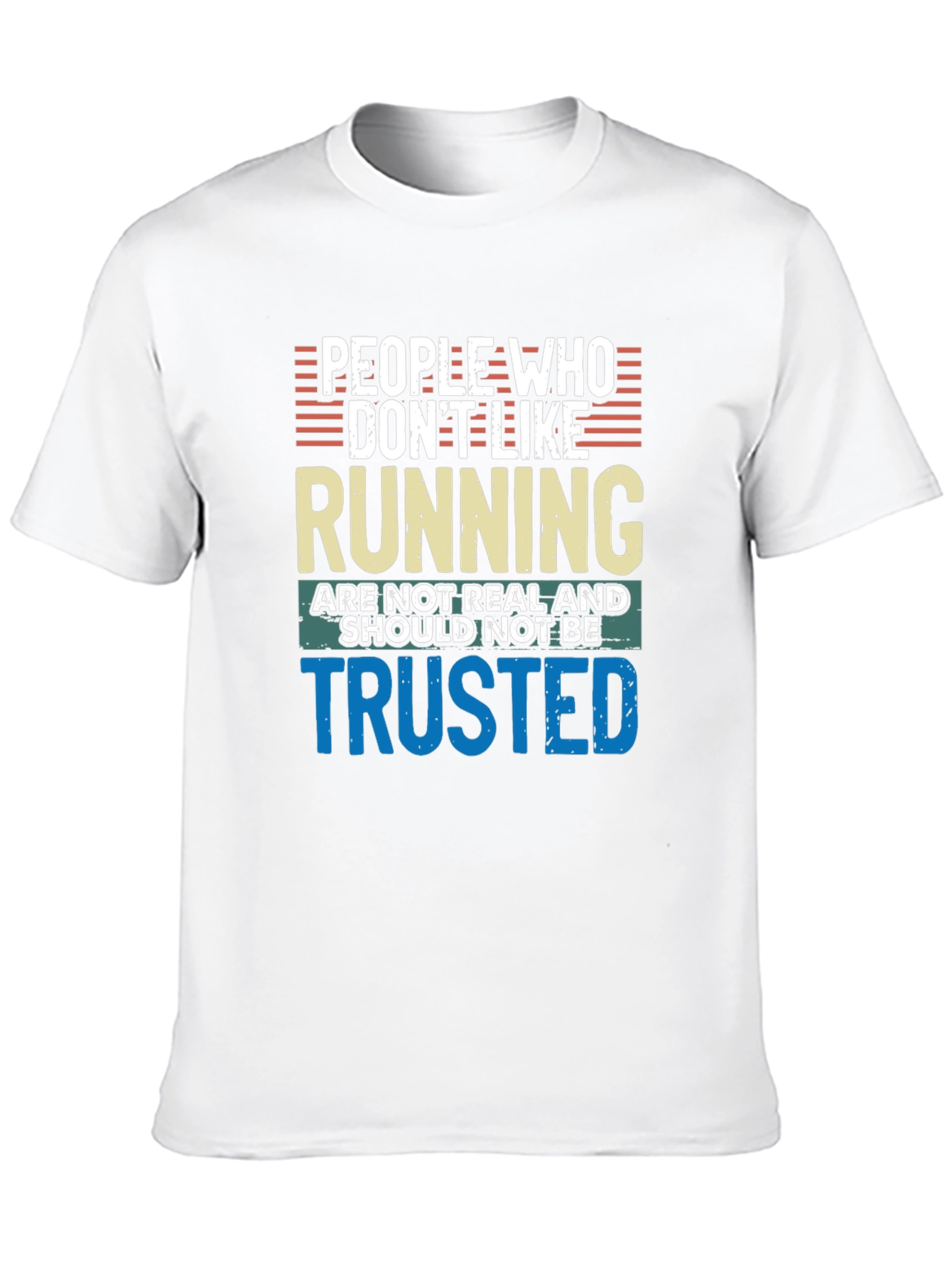 Black Funny Running T-Shirt - People Who Don't Like Running view 10