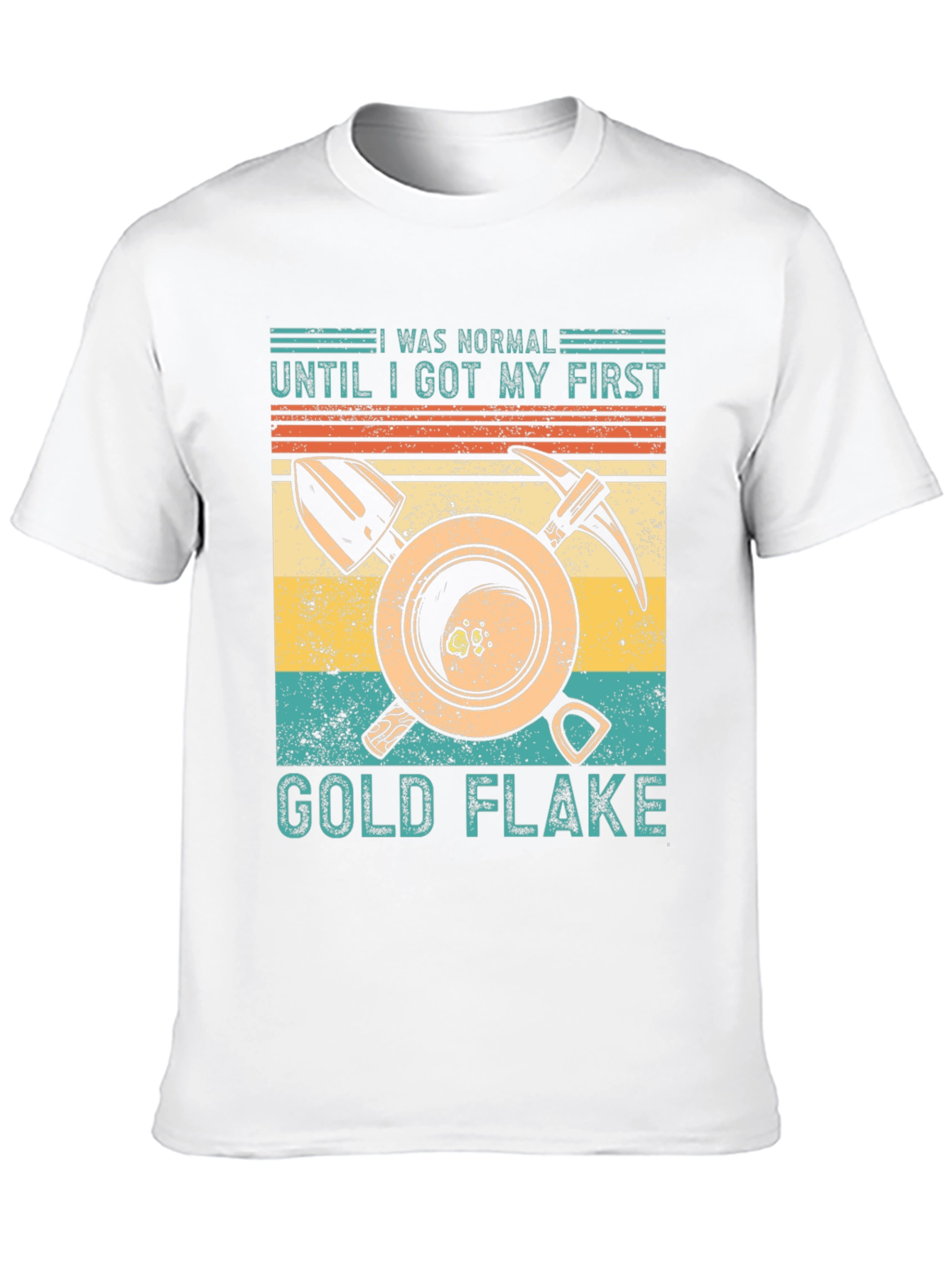 Black Gold Flake Prospecting T-Shirt view 10