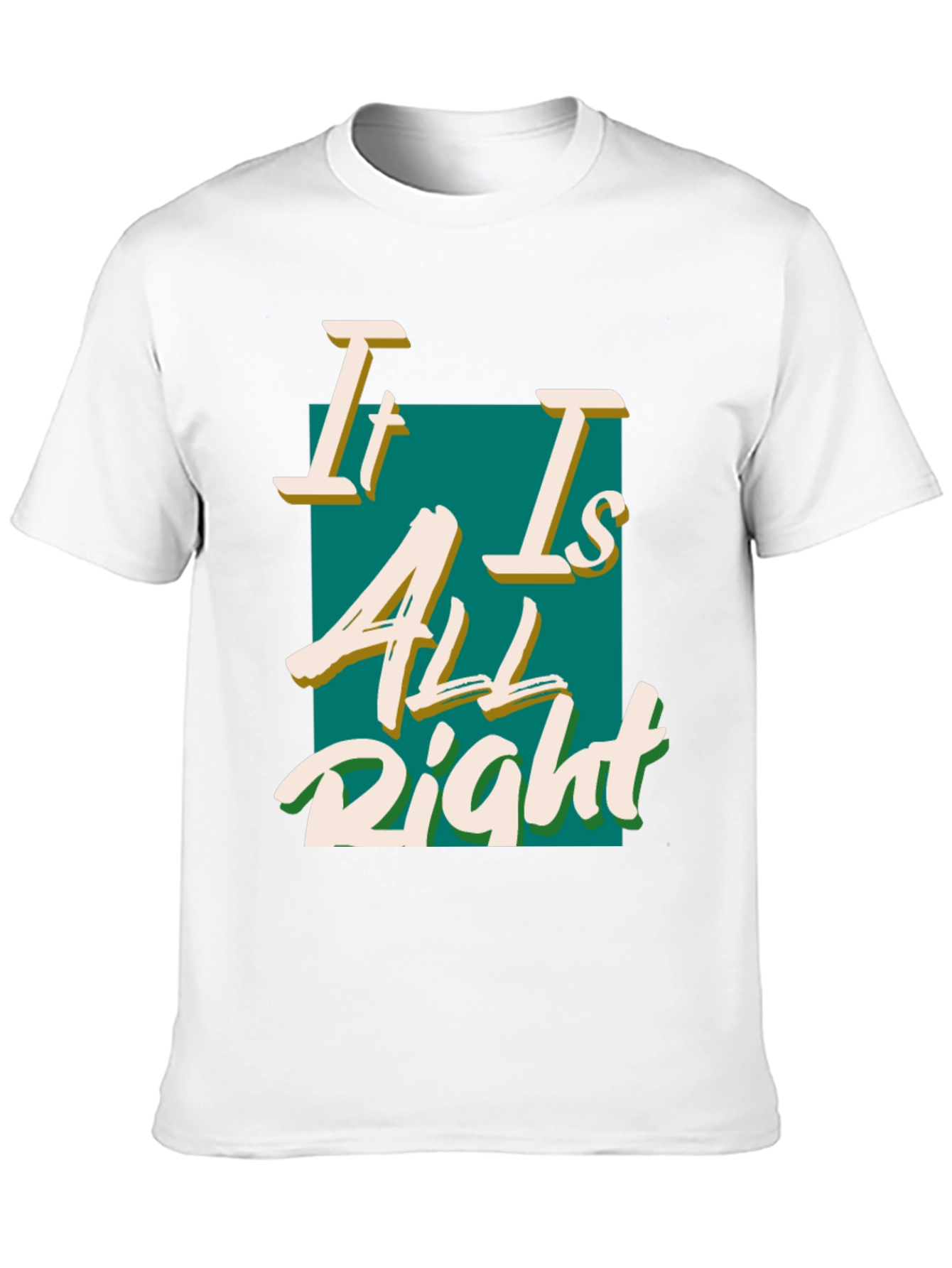 Black It Is All Right Black T-Shirt view 10